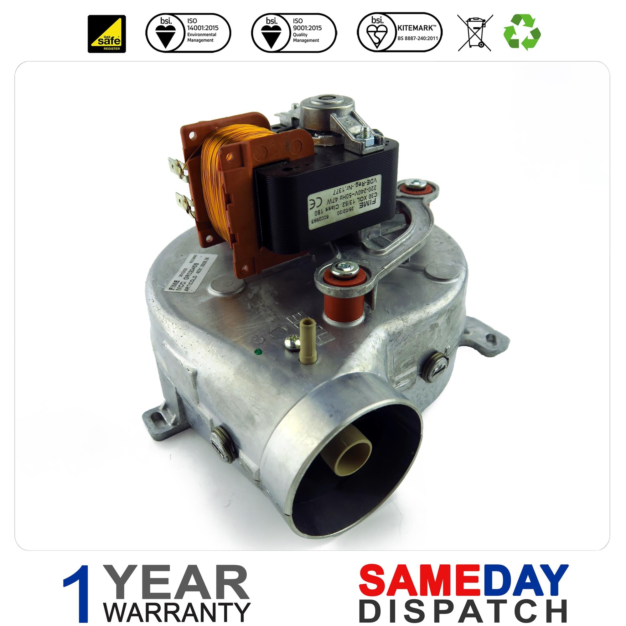 Biasi Boiler Fan Assembly Bi1366103