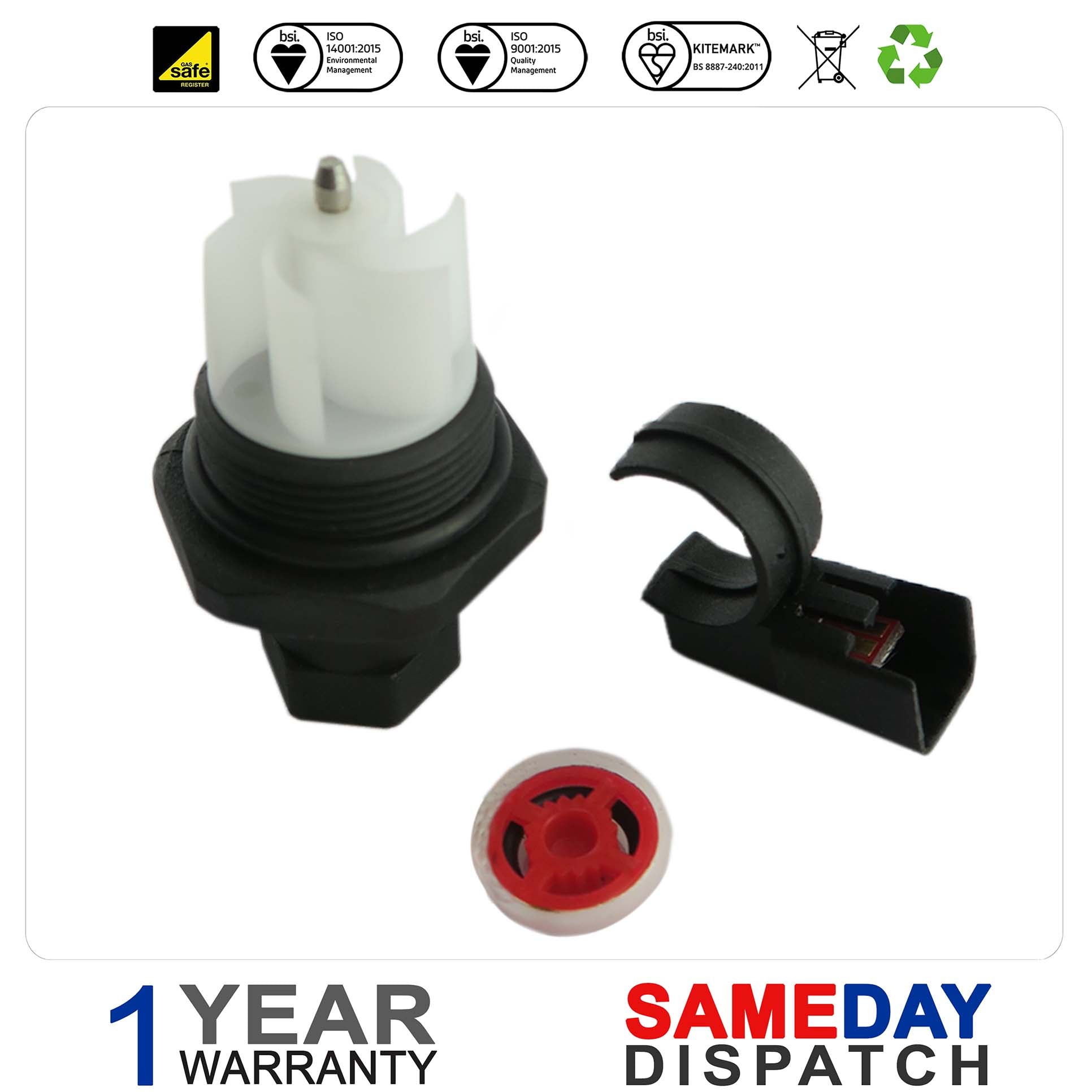 Heatline Flow Sensor, Impellor, Filter & Restrictor Kit D003201510 3003201510 3003200374