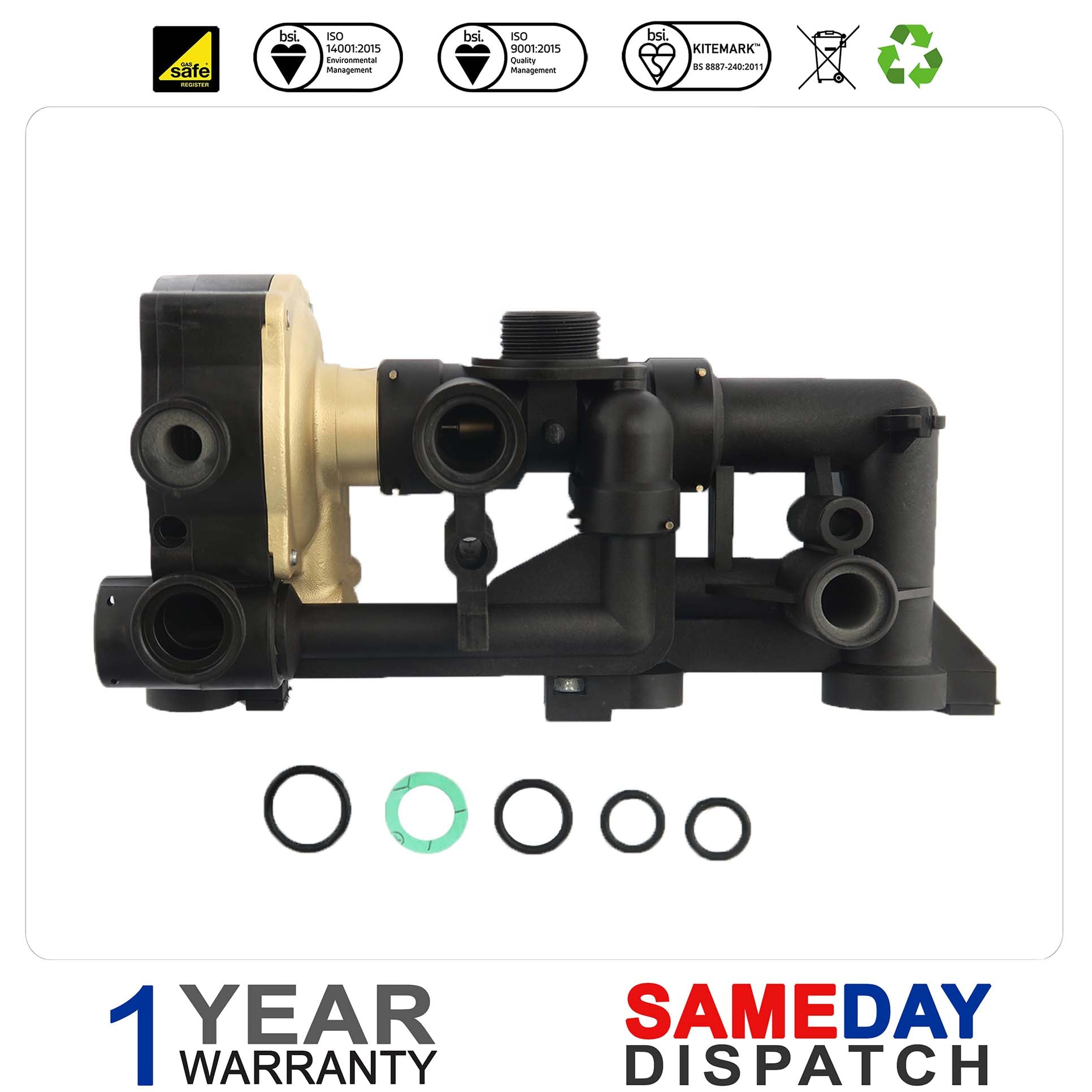 Morco Boiler Hydraulic Diverter Valve Assembly MCB2191 FEB24ED