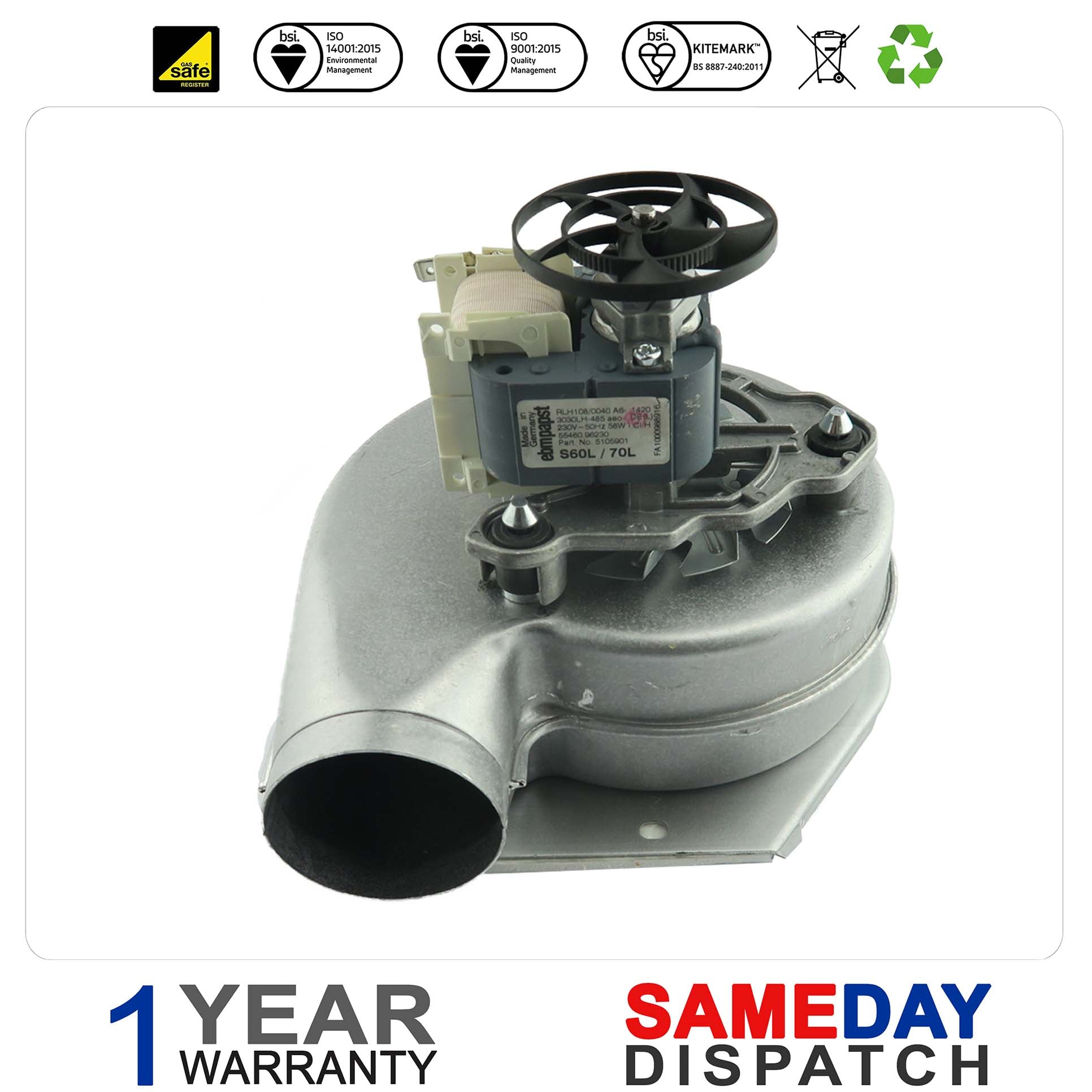 Potterton Suprima 60L &amp; 70L Fan 5105947