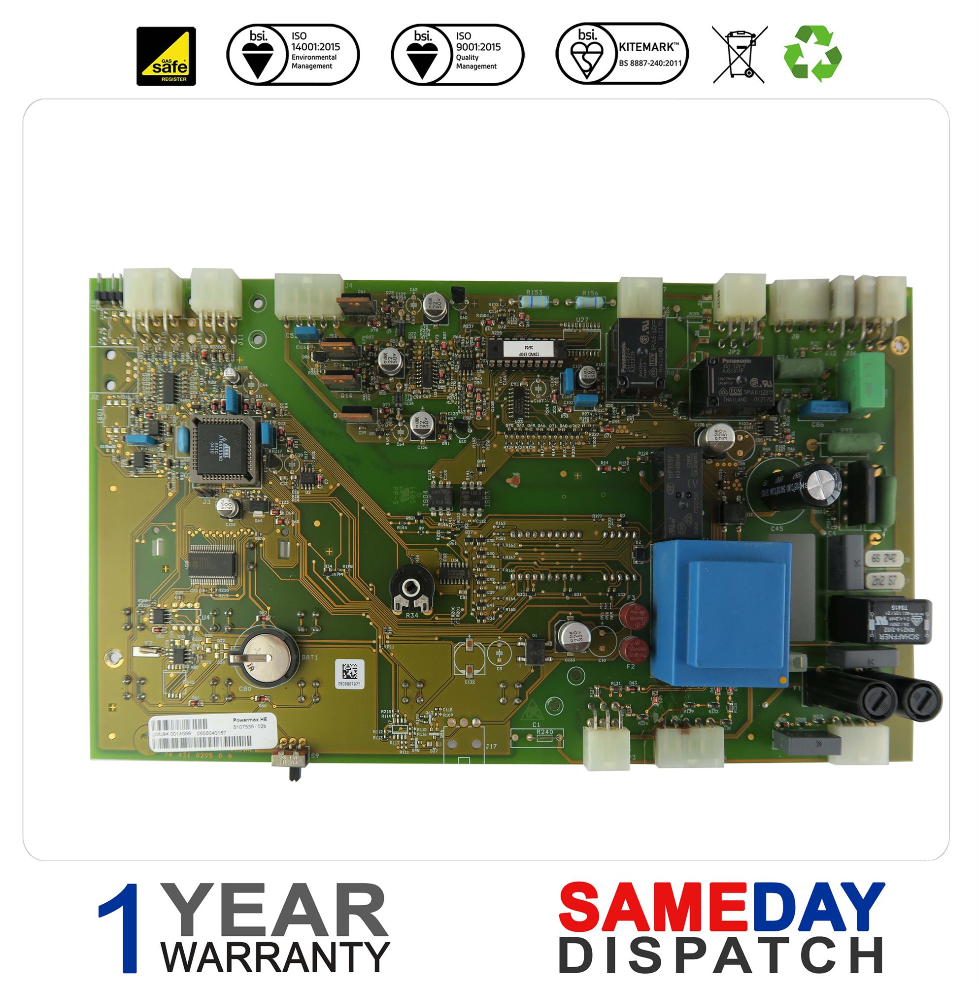 Baxi Potterton Control PCB 5107535 Was 5106281