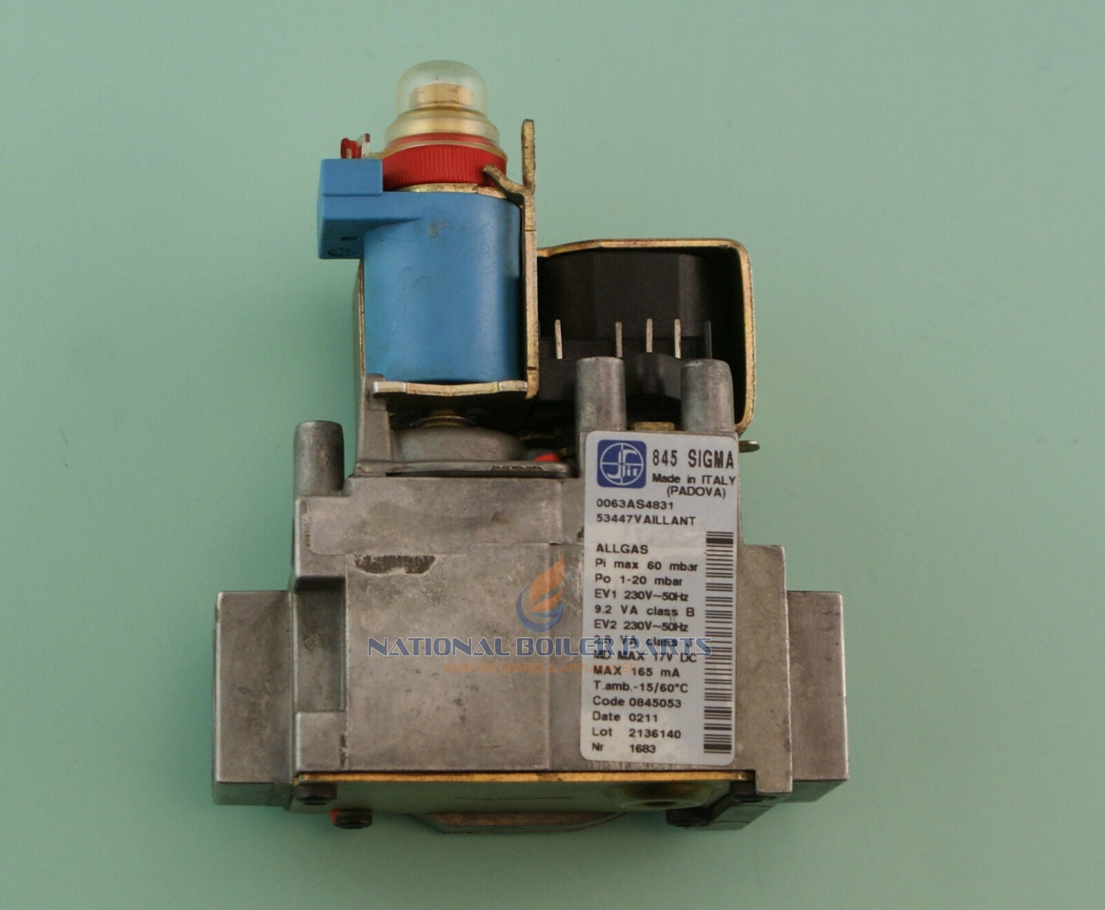 Vaillant Boiler Gas Valve 053462