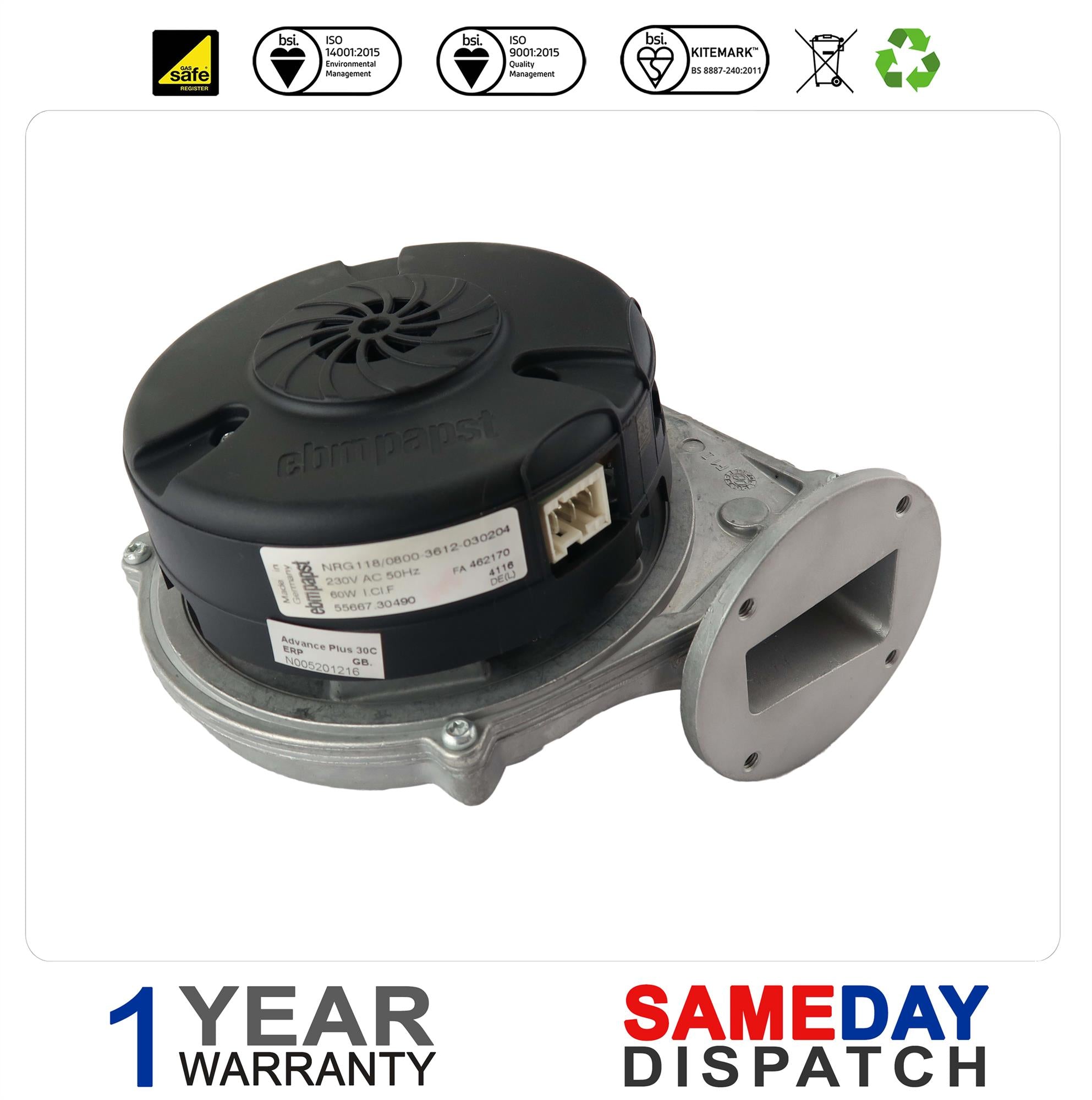 Biasi Boiler Fan Bi1313102