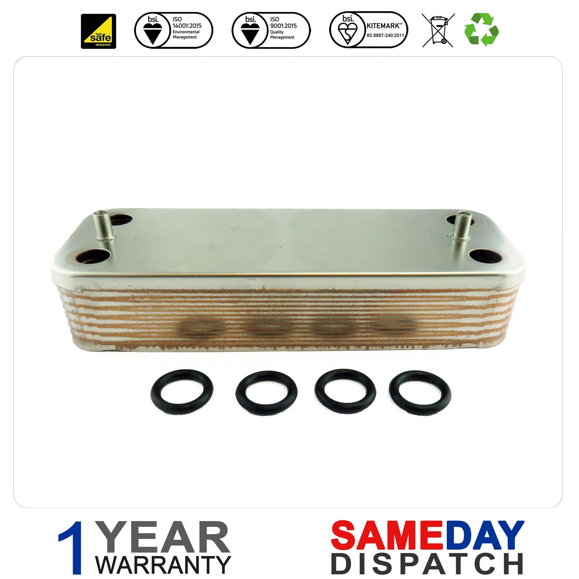 Ariston Boiler Plate Heat Exchanger (14 PL) 998483