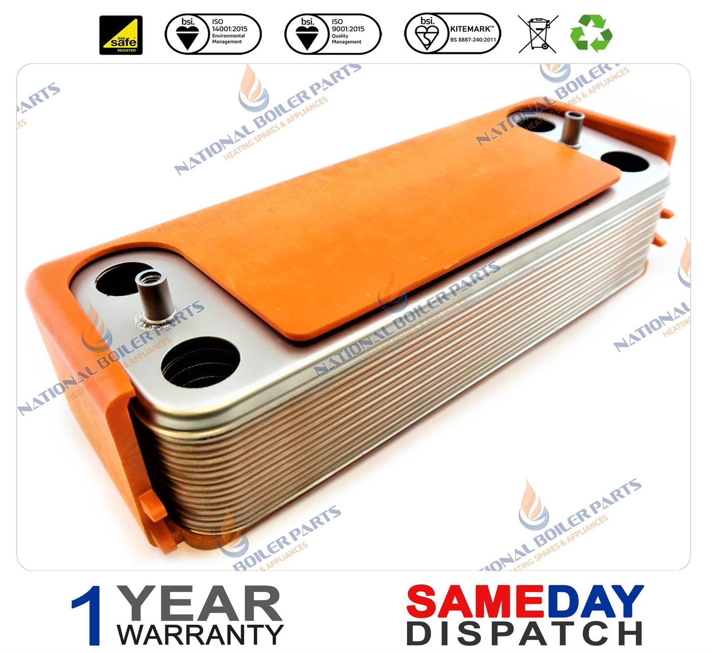Ariston Boiler Plate Heat Exchanger (14 Pl) 998483