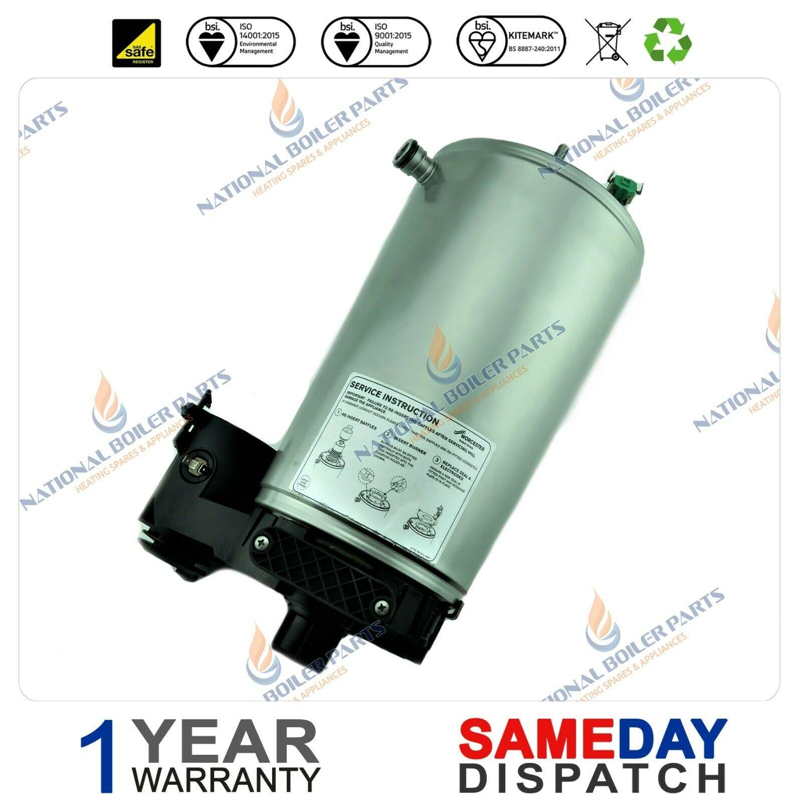 Worcester Greenstar Boiler Main Heat Exchanger (with Plastic Head) 87161157410