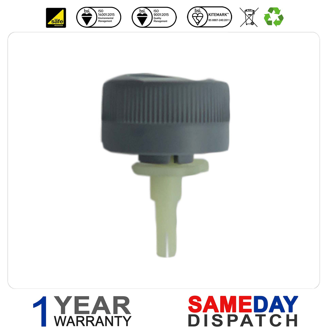 Baxi Main Potterton Boiler Potentiometer Control Knob 5107345