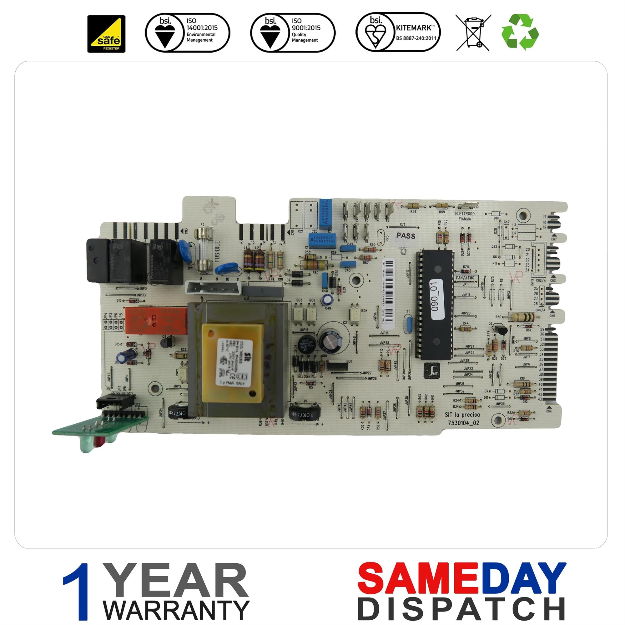 Ideal Boiler Main Pcb 173890