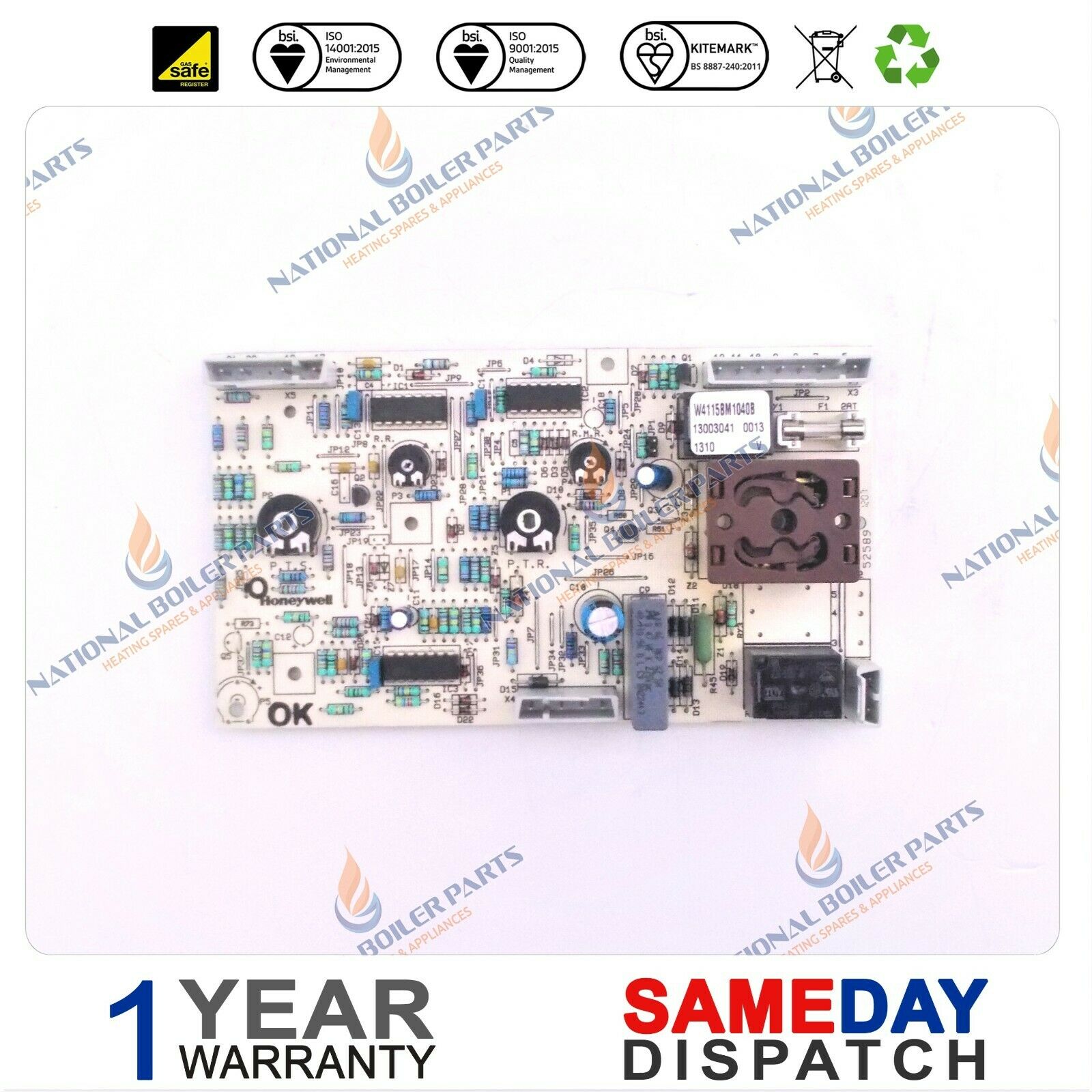 Ideal Boiler Main Pcb 075434