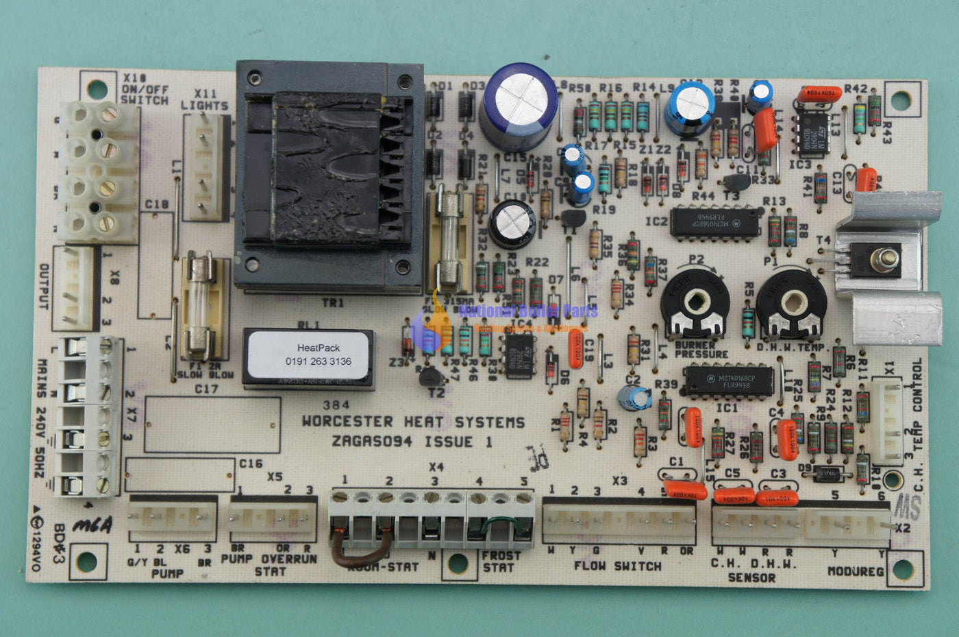 Worcester ZAGAS094 PCB 87161463200