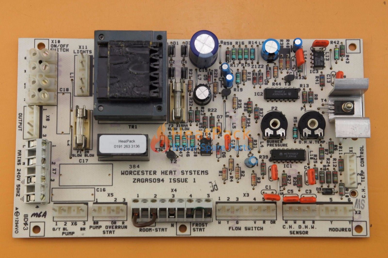 Worcester ZAGAS094 PCB 87161463200