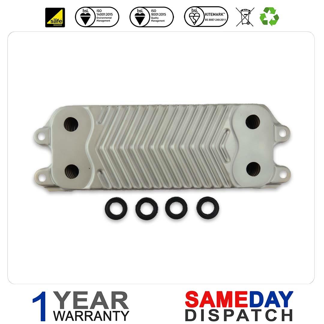 VAILLANT ECOTEC PRO 24 & 28 PLATE HEAT EXCHANGER (14 PL) 0020020018 178971