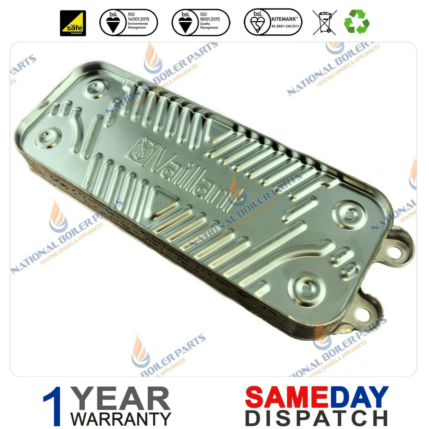 Vaillant Vuw Plate Heat Exchanger 0020020018 178971