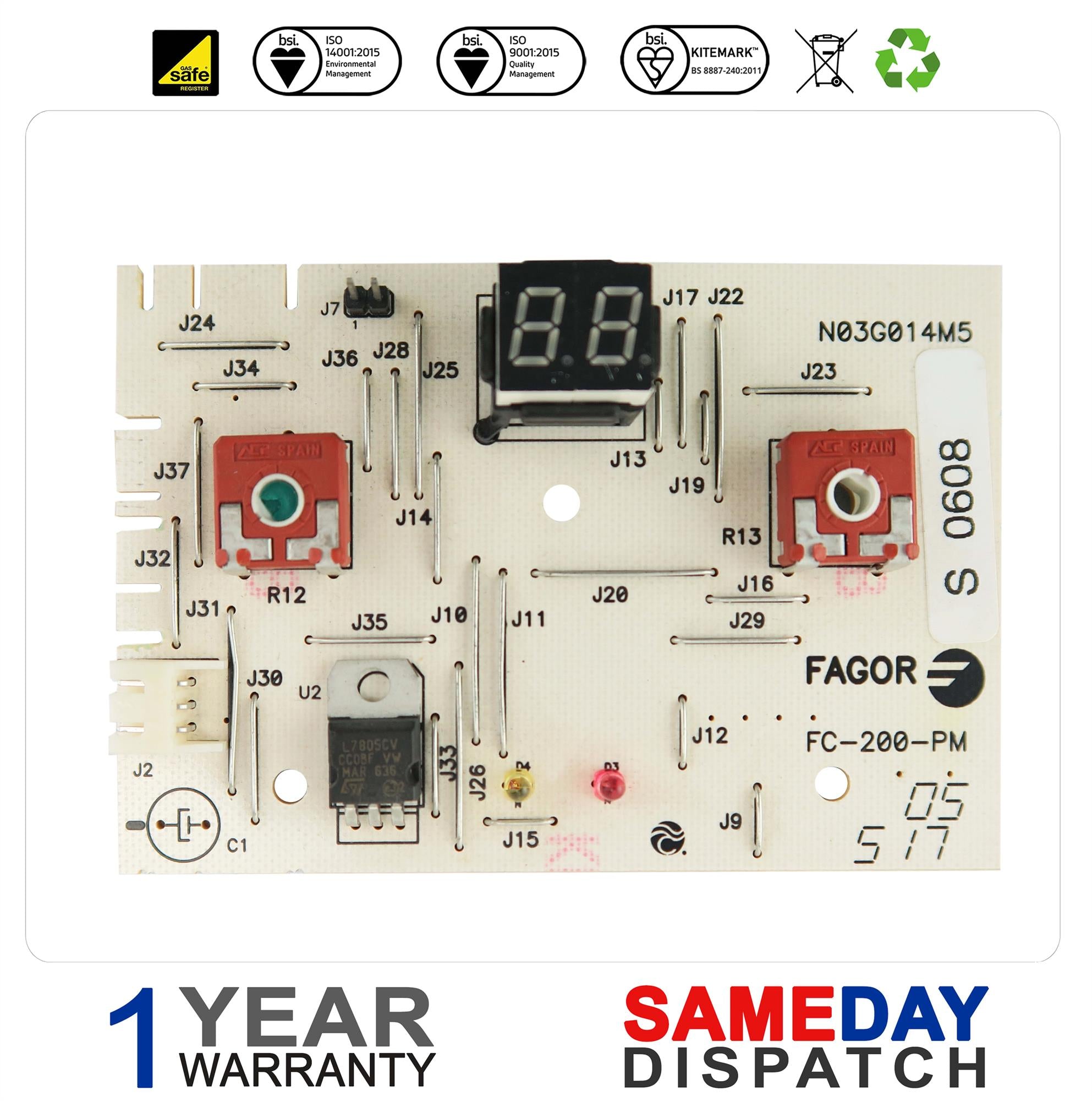 Morco Printed Circuit Pcb MCB3005