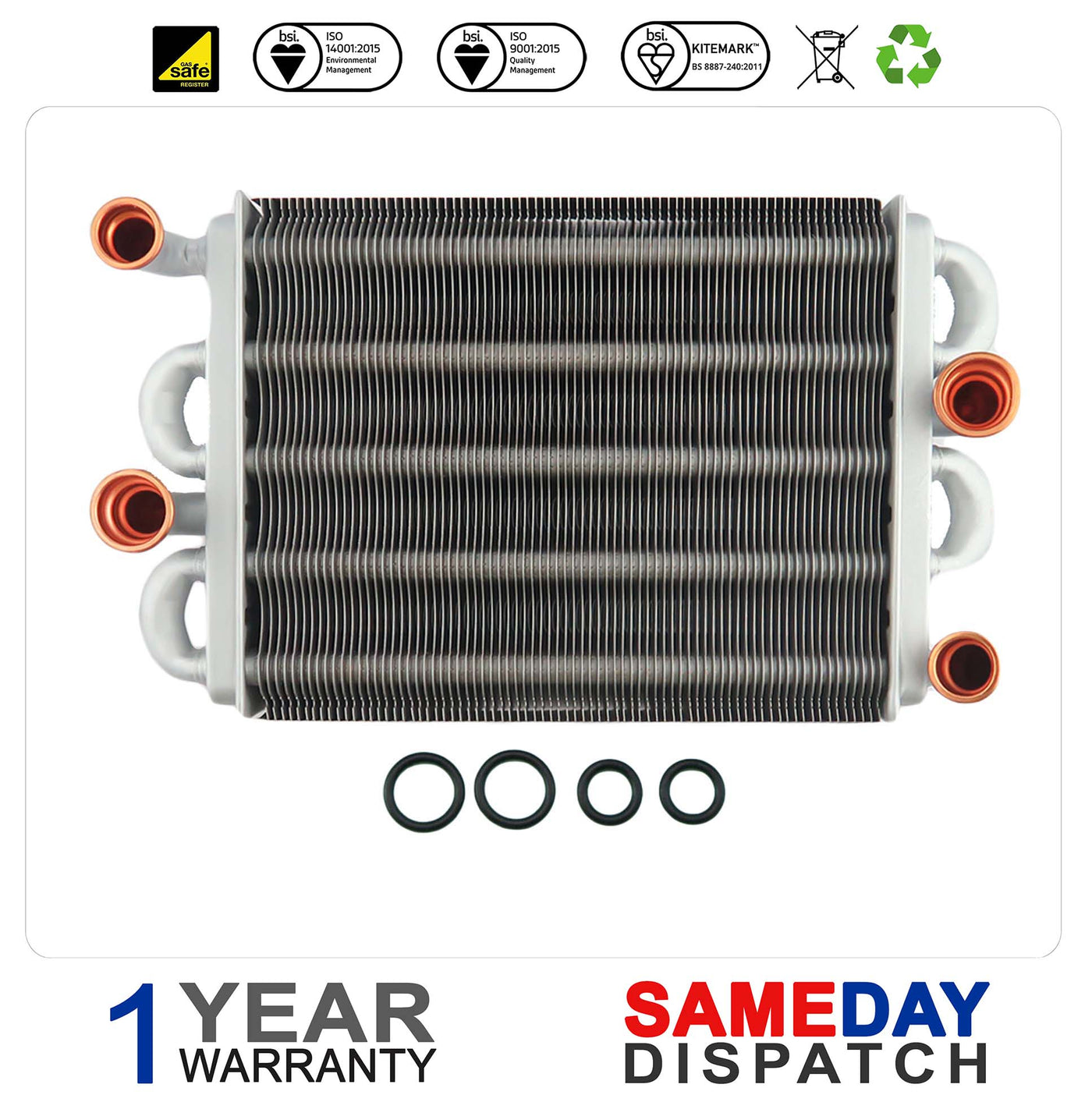 Ferroli Condens Main Heat Exchanger 39837660