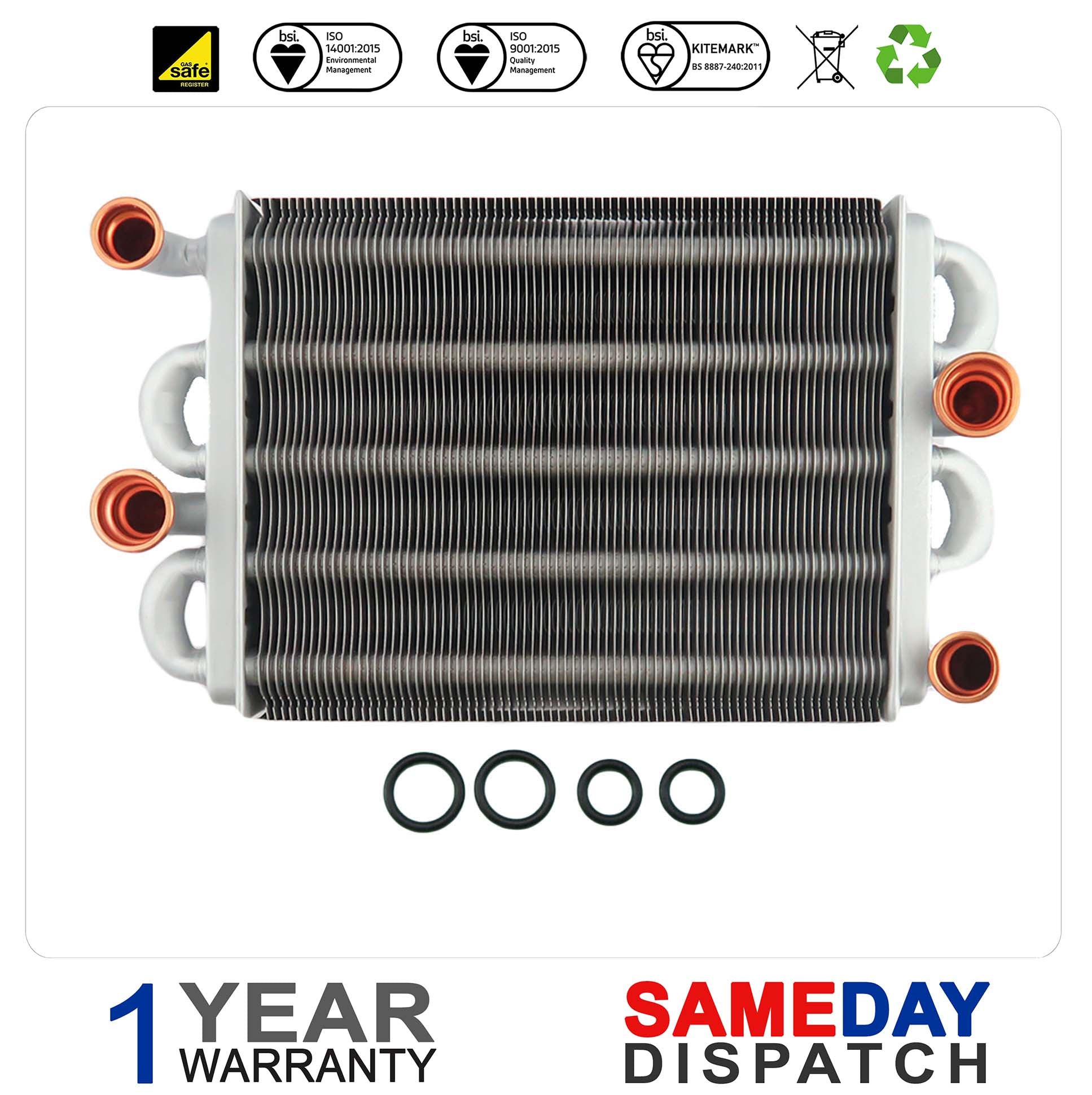 Ferroli Condens Main Heat Exchanger 39837660