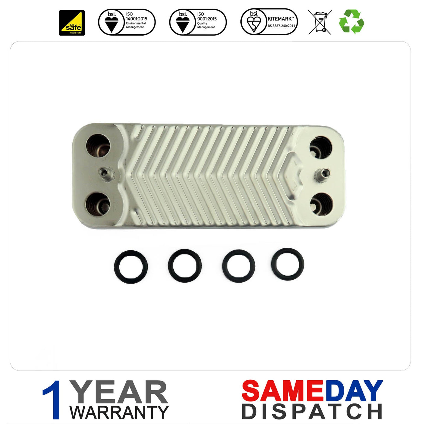 Ideal HE 24 Boiler Plate Heat Exchanger (PHE) 174820