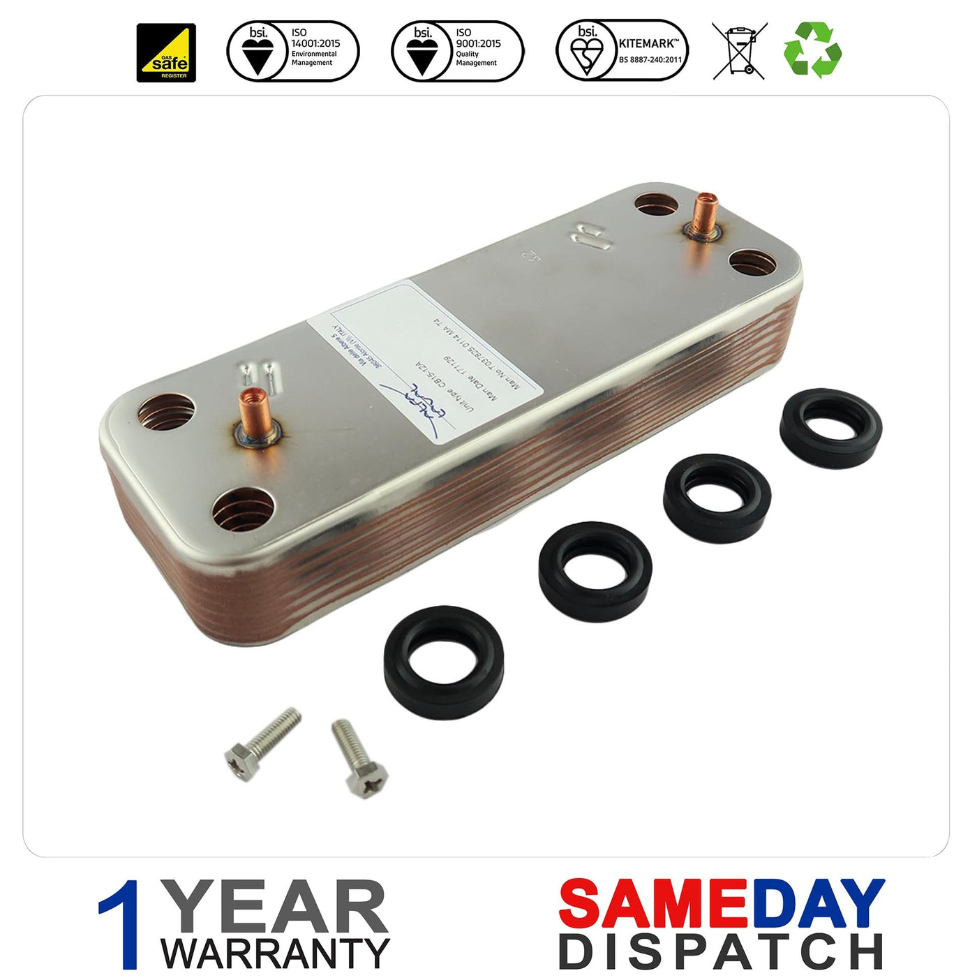 POTTERTON PERFORMA 28 DHW HEAT EXCHANGER 248047
