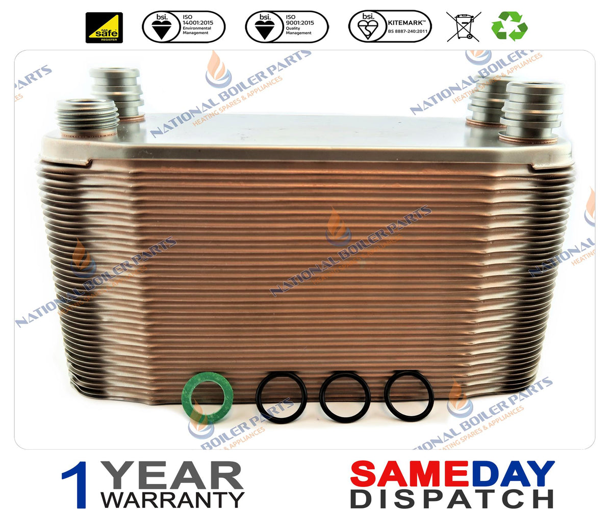 VAILLANT ecoMAX 835E PLATE HEAT EXCHANGER 065132 065124