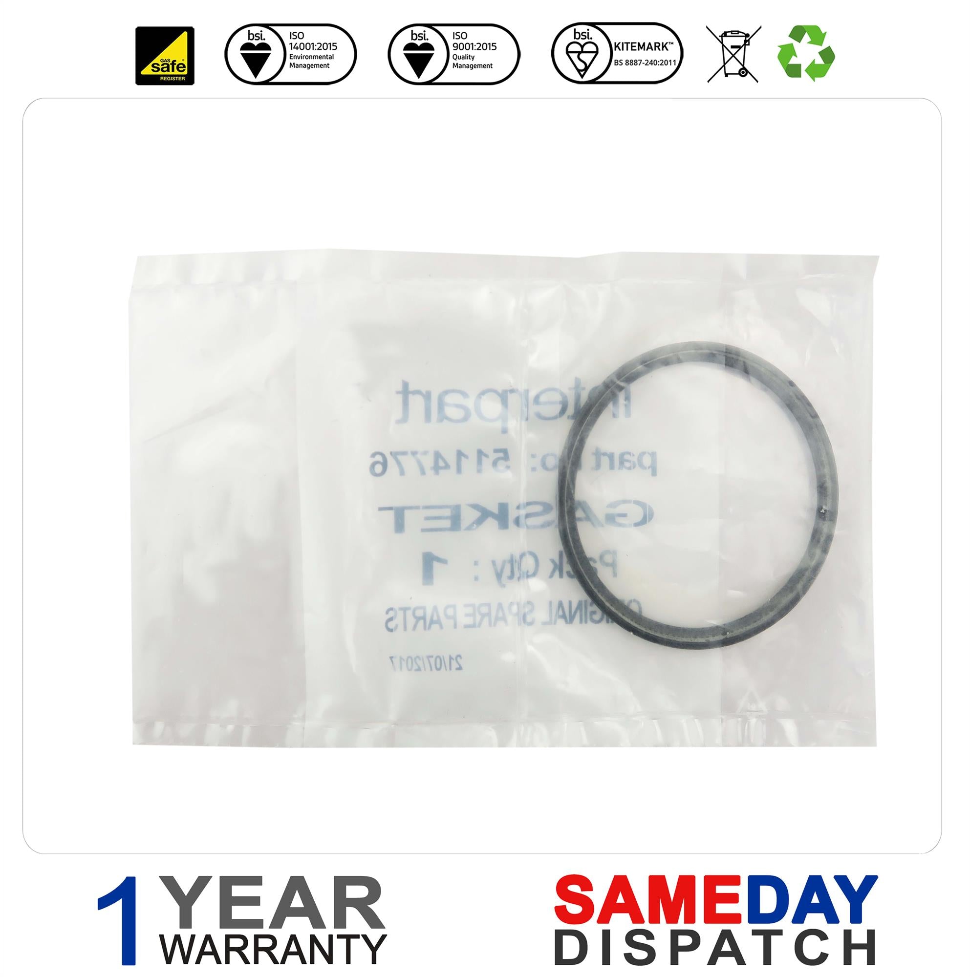 Baxi Potterton Heat Exchanger Outlet Gasket 5114776