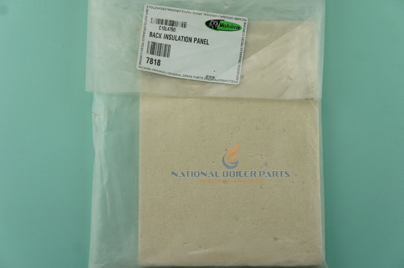 Vokera Back Insulation Panel 7818 R7818