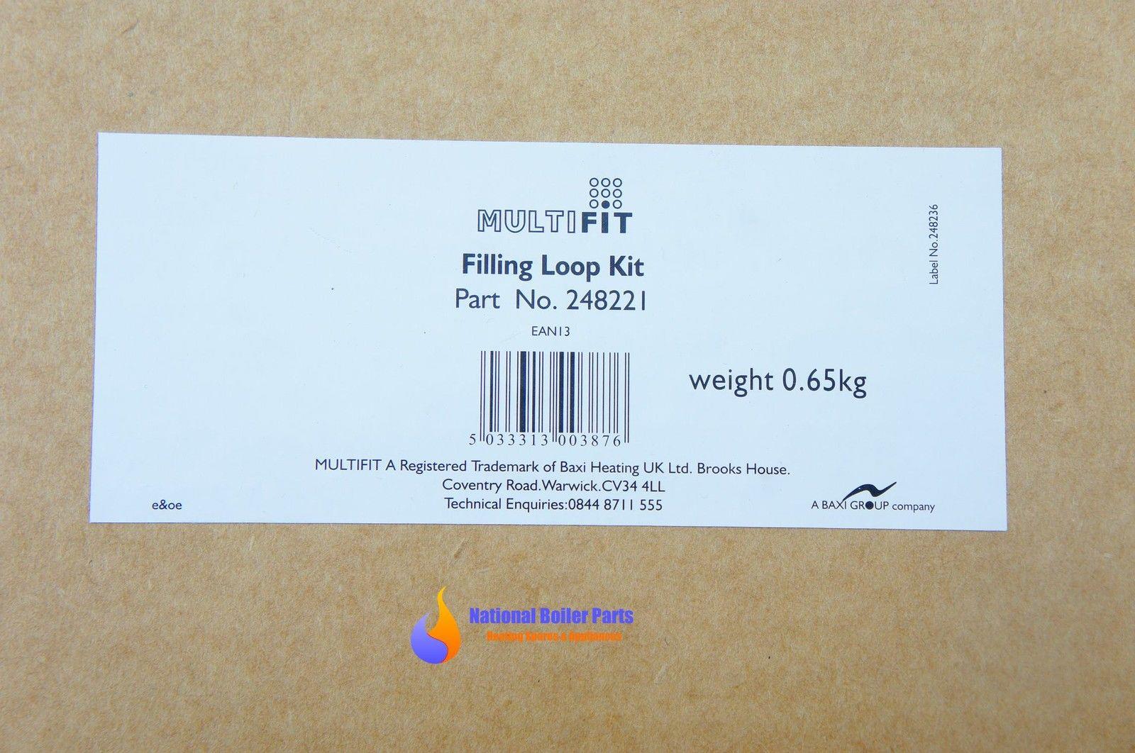 Baxi Filling Loop kit 248221