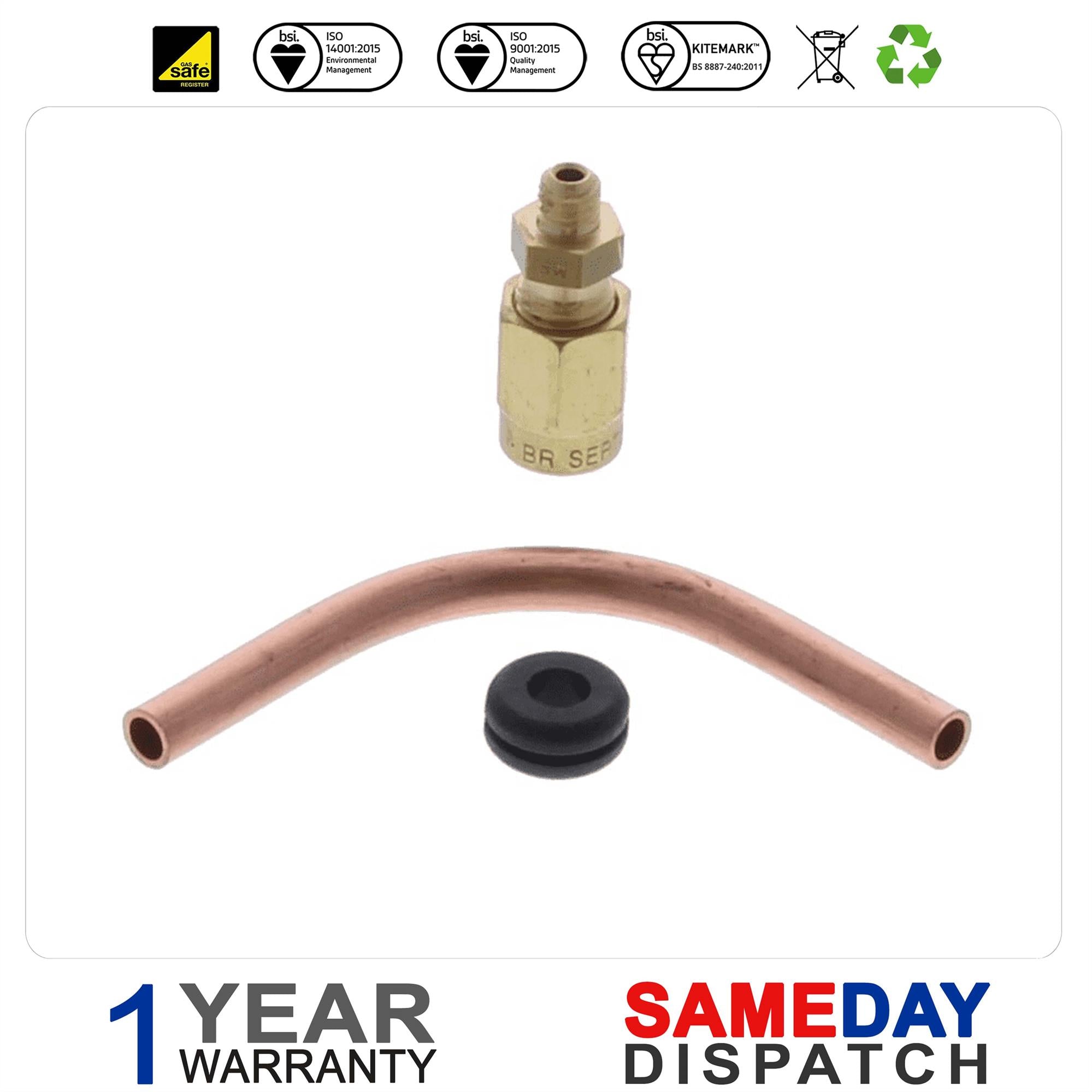 Baxi Potterton Main Gas Spare 5mm Pipe 242475