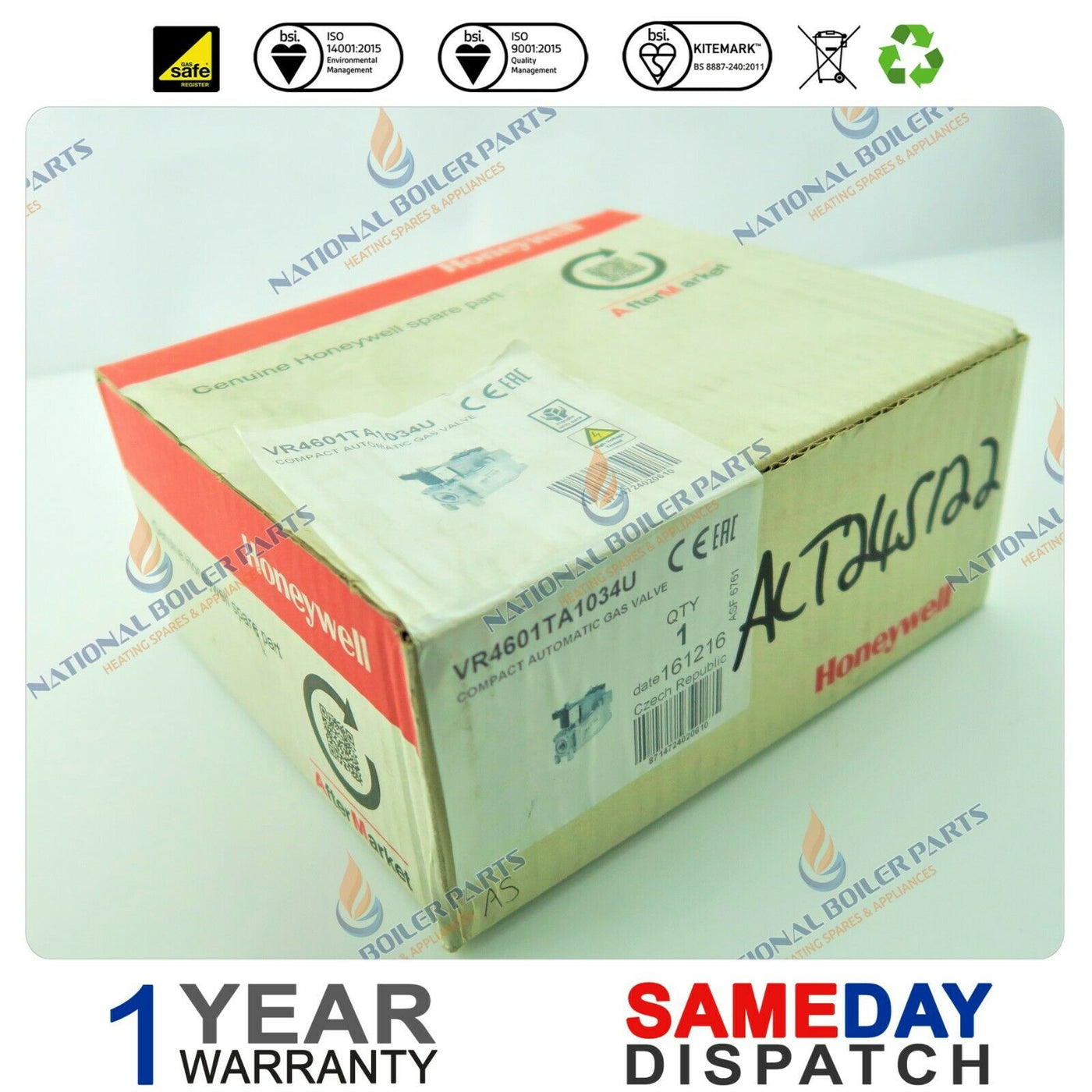 BAXI-SOLO 3PF 30 40 50 60 80 GAS VALVE 245122 231857