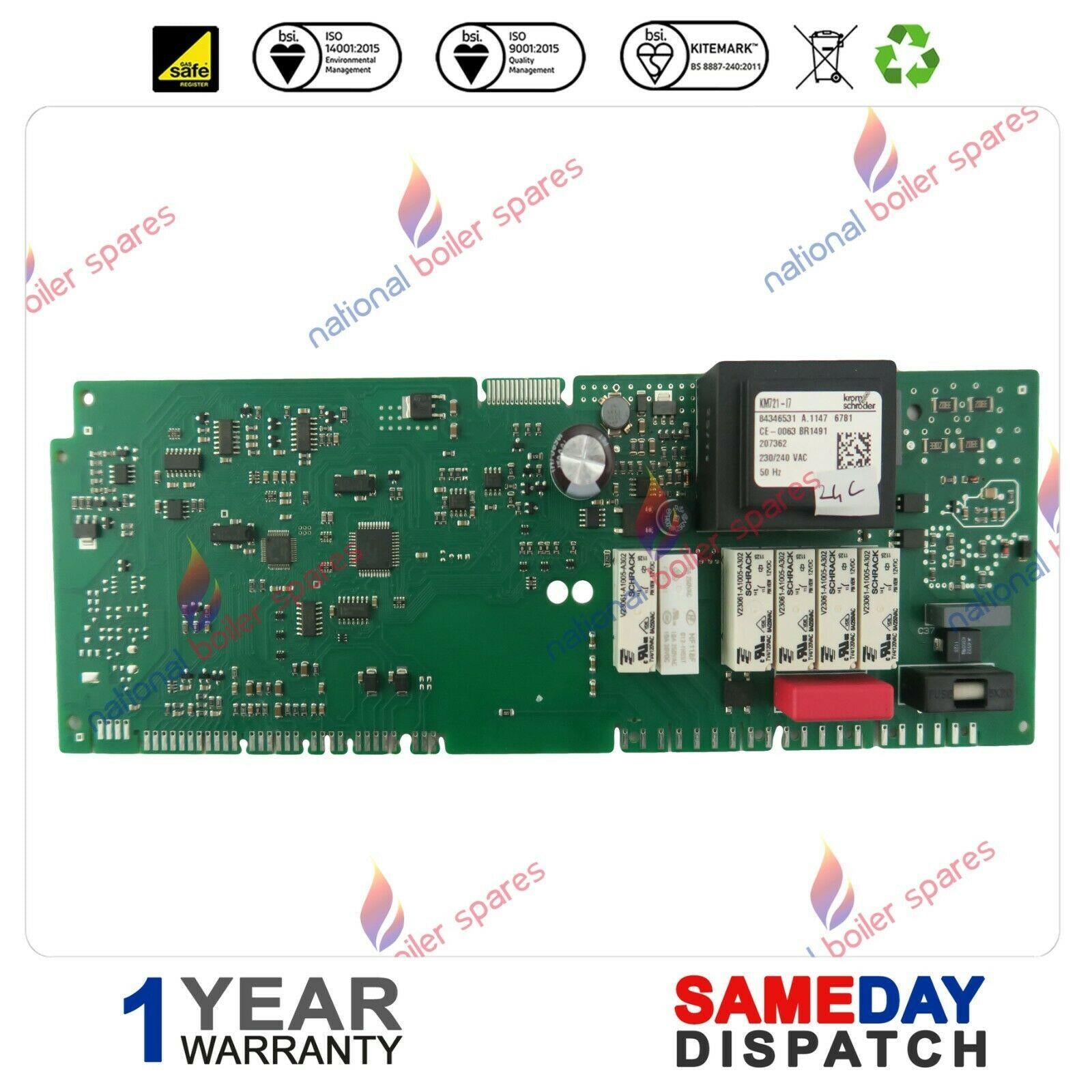 Ideal Logic Boiler PCB 176984