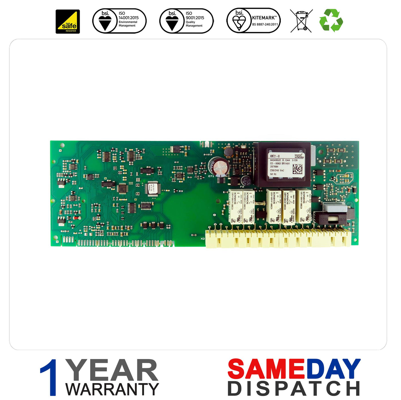 Ideal Combi Boiler PCB 176916