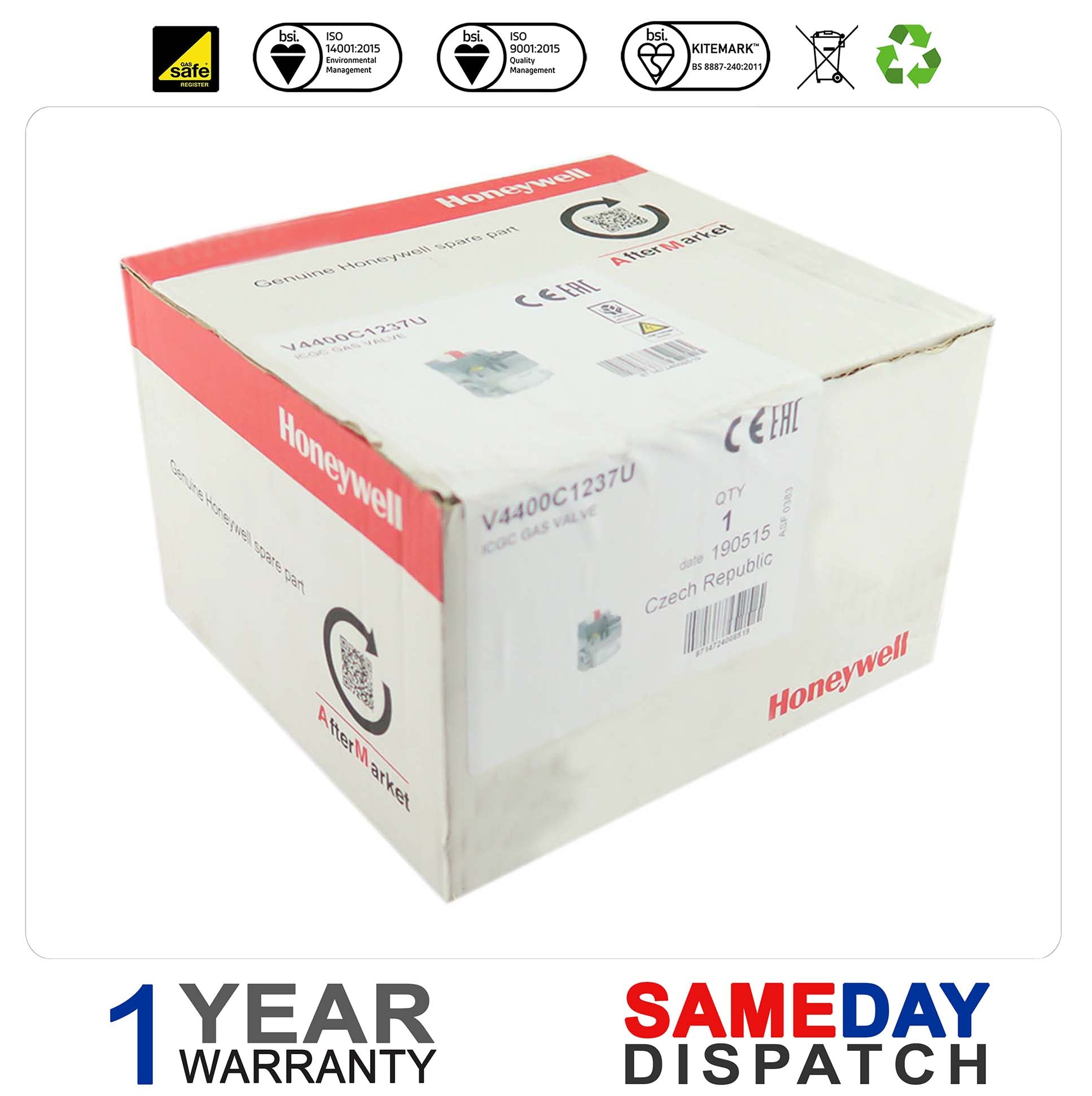 Honeywell Boiler Gas Valve V4400C