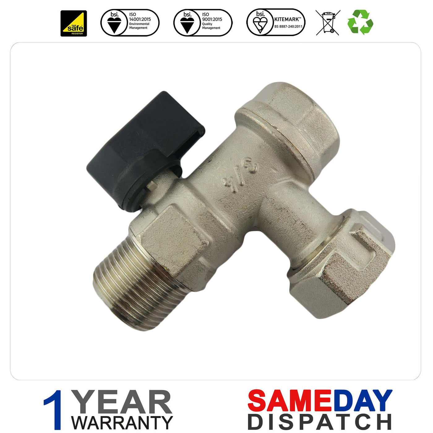 Baxi Combi Boiler Flow Tap Valve 248224