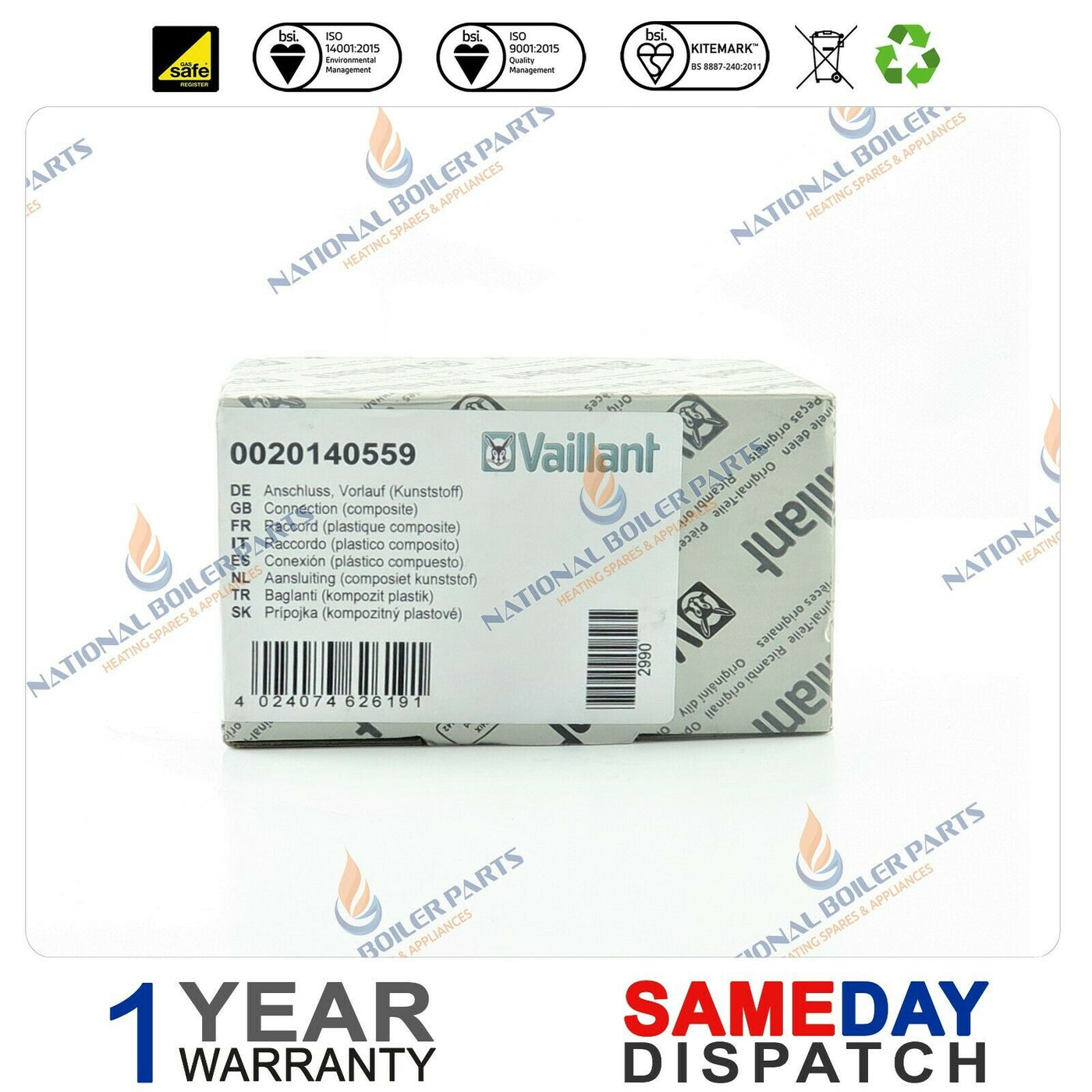Vaillant Ecotec Pro Connection 0020140559
