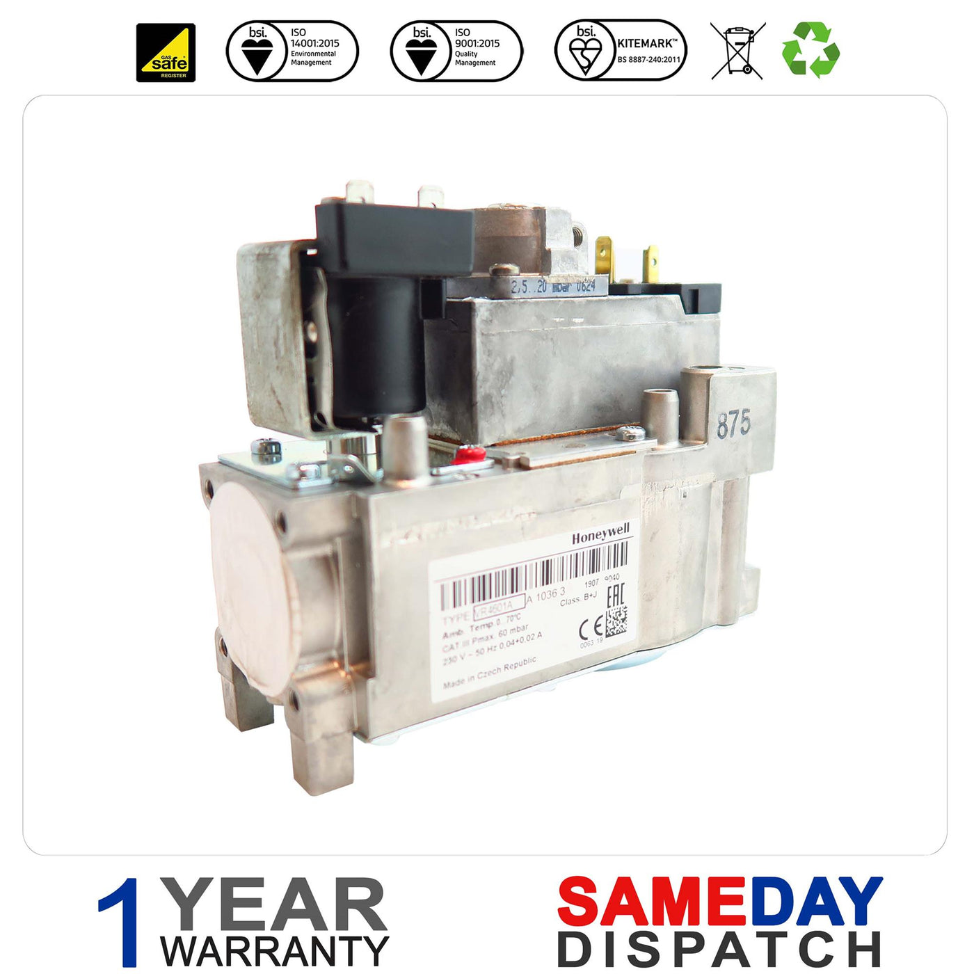 Ideal Concord Gas Valve 154810