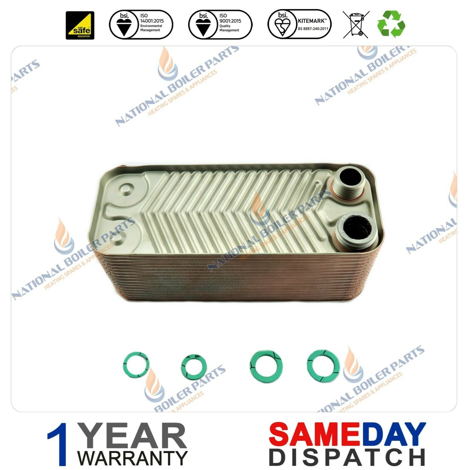 Worcester Boiler Plate Heat Exchanger 87154069500