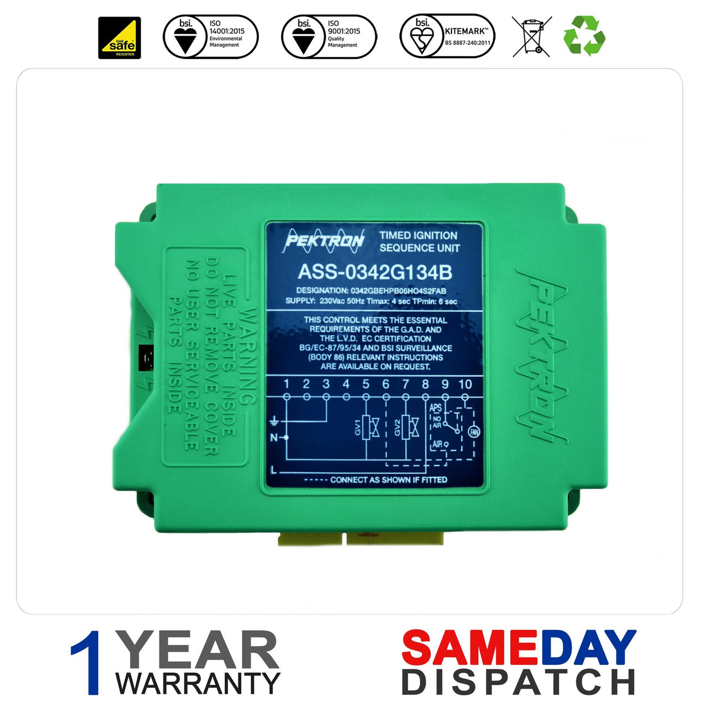 Pektron Range Powermax Thermal Store Fsc Boiler Pcb P660