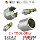 2x TOOLS REMOVAL KIT FOR (DIVERTER VALVE & FLOW TURBINE) REMOVAL 7656807 175660