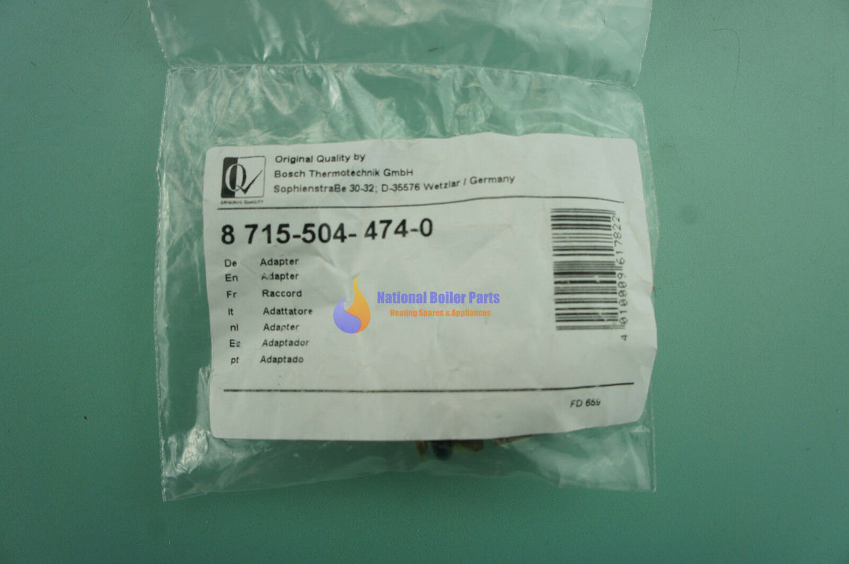 WORCESTER BOSCH ADAPTER 87155044740 BRAND NEW