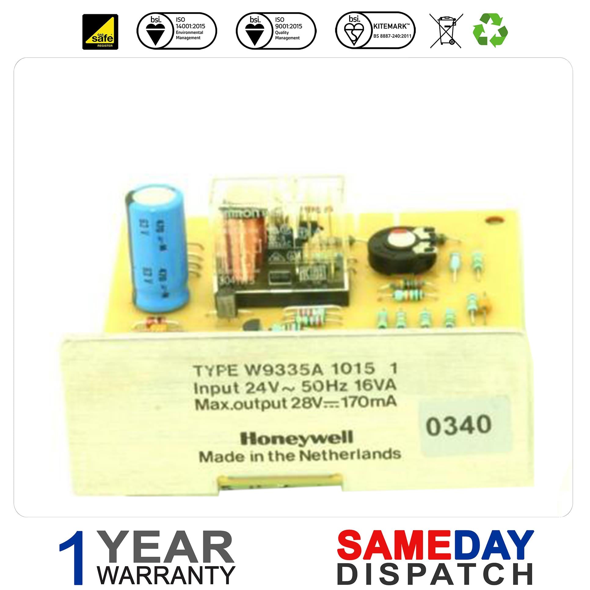 Ideal Boiler PCB 079654