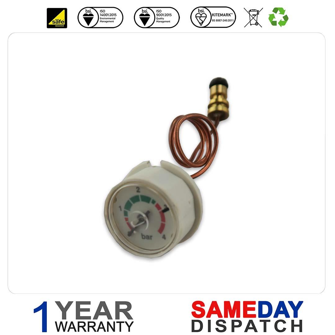 WORCESTER GREENSTAR SYSTEM 12i 15i 18i 24i PRESSURE GAUGE 87172081070