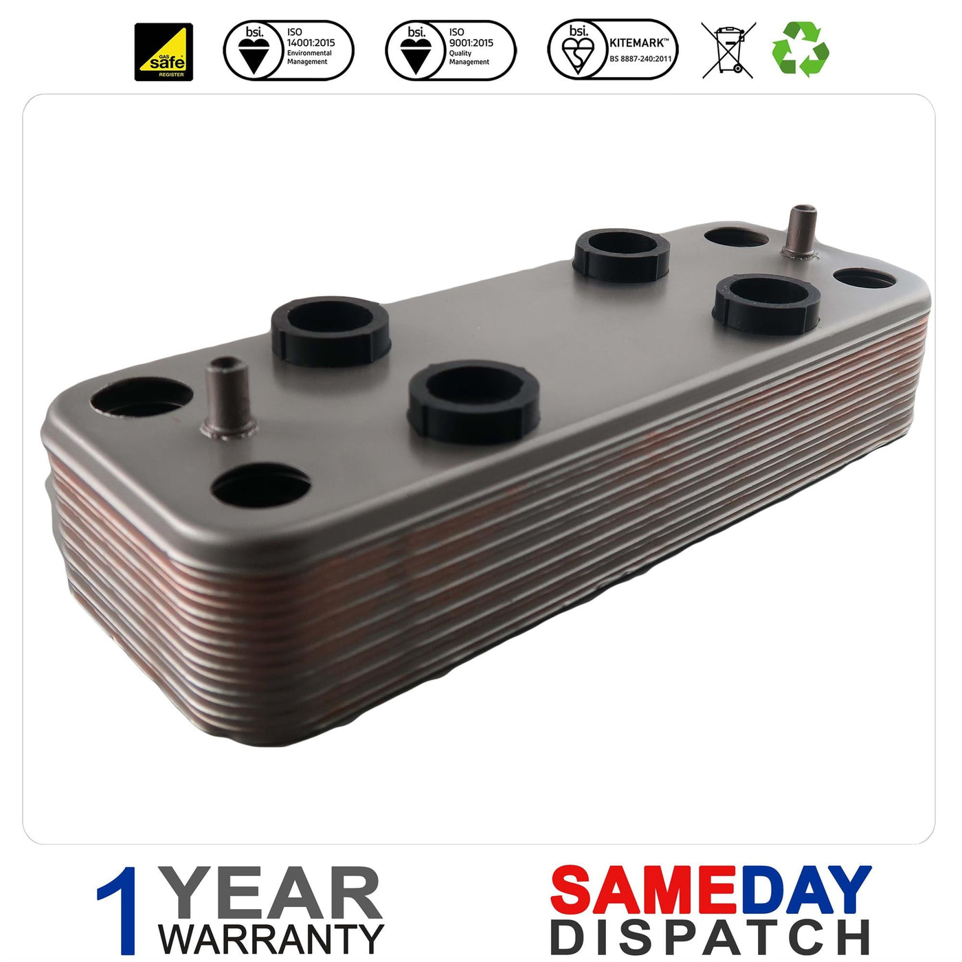 Glowworm Boiler Plate Heat Exchanger (14Plates) 0020061615