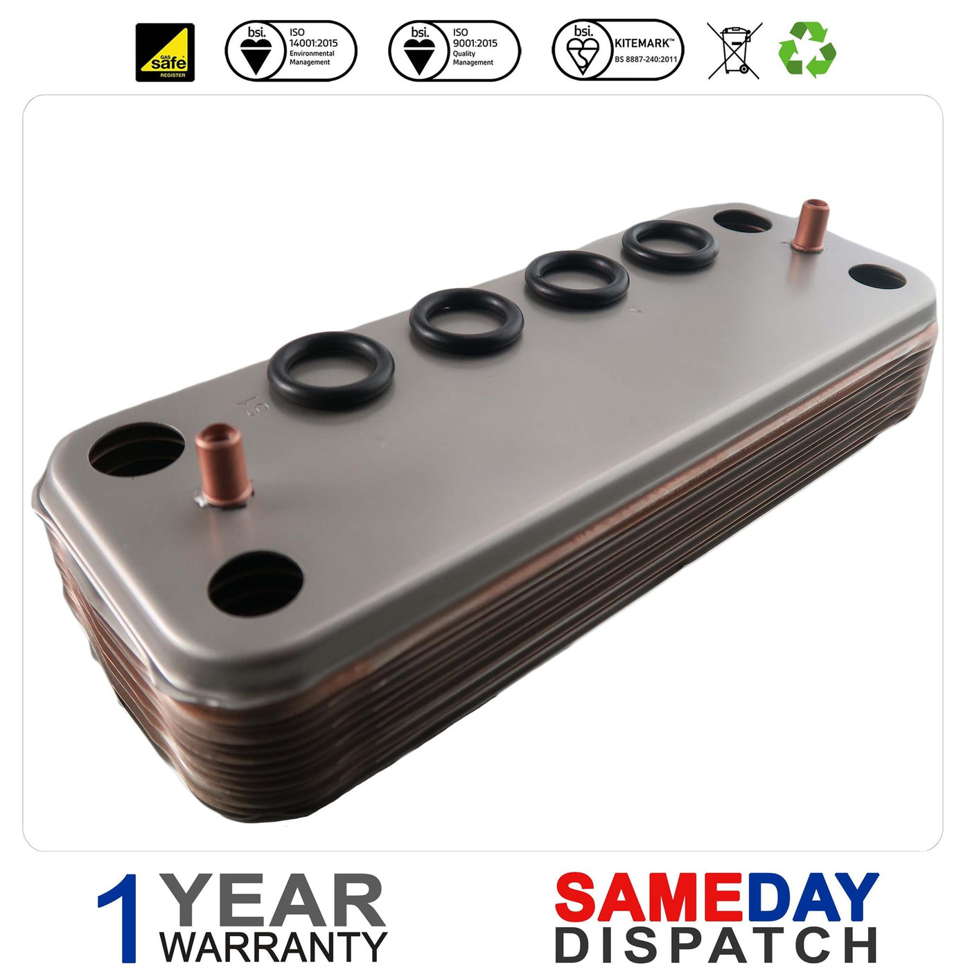 Glowworm Heatline Boiler Plate Heat Exchanger (12 Plates) D00106023