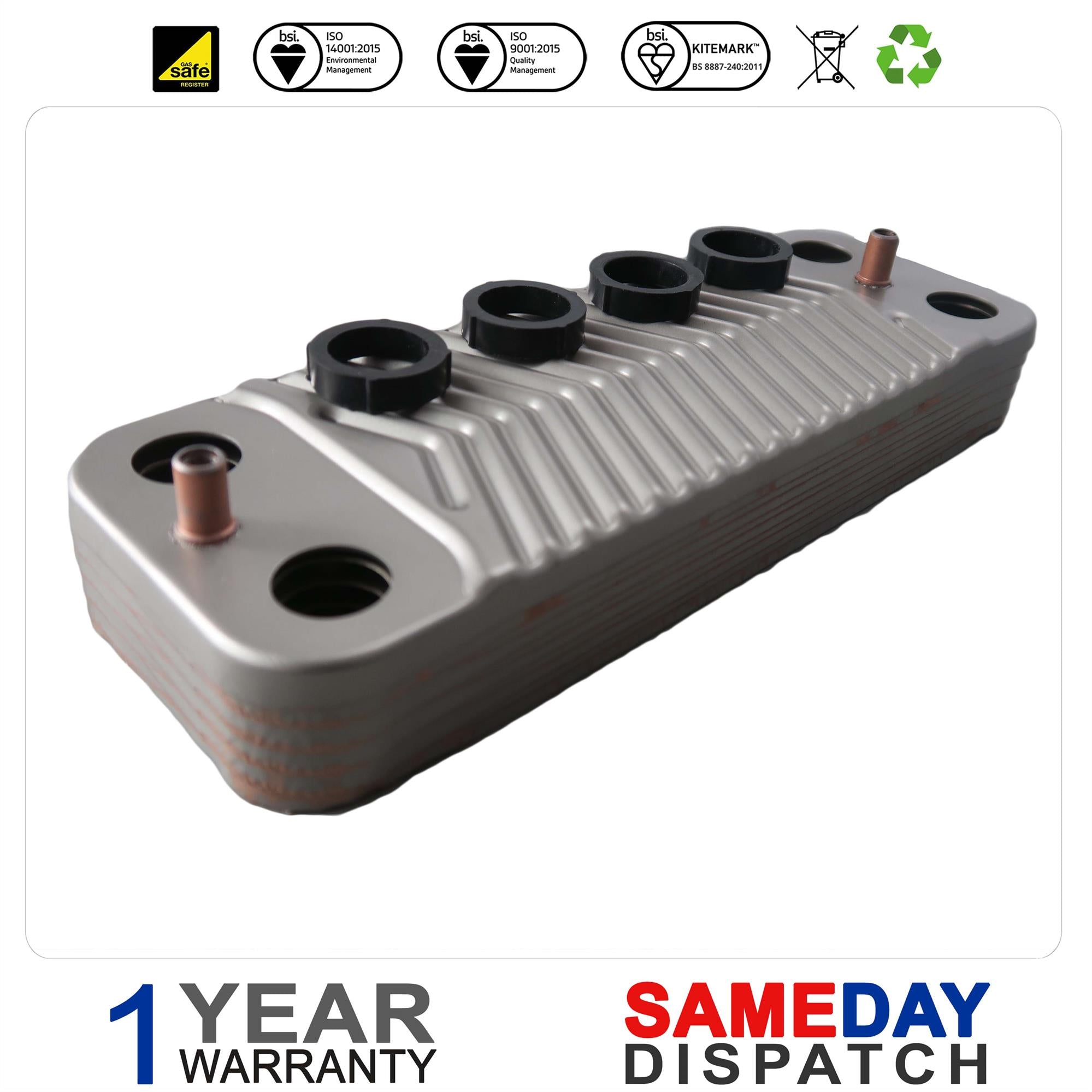 Glowworm Boiler Plate Heat Exchanger (10 Plates) S1005800