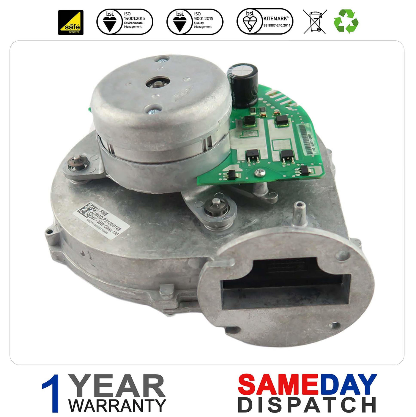 Vokera Linea Boiler Fan Assembly 10027316