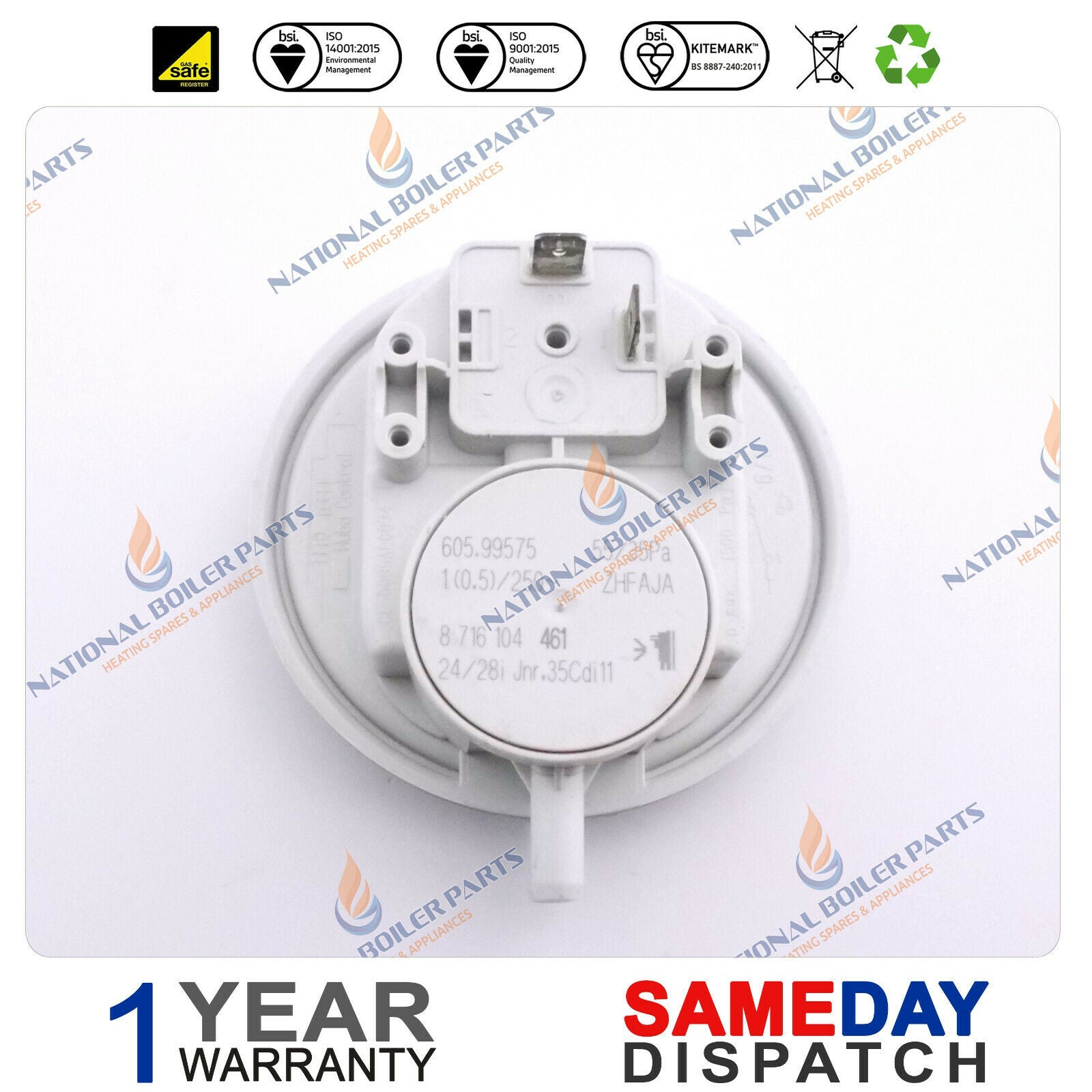 Worcester Air Pressure Switch Aps 87161044610