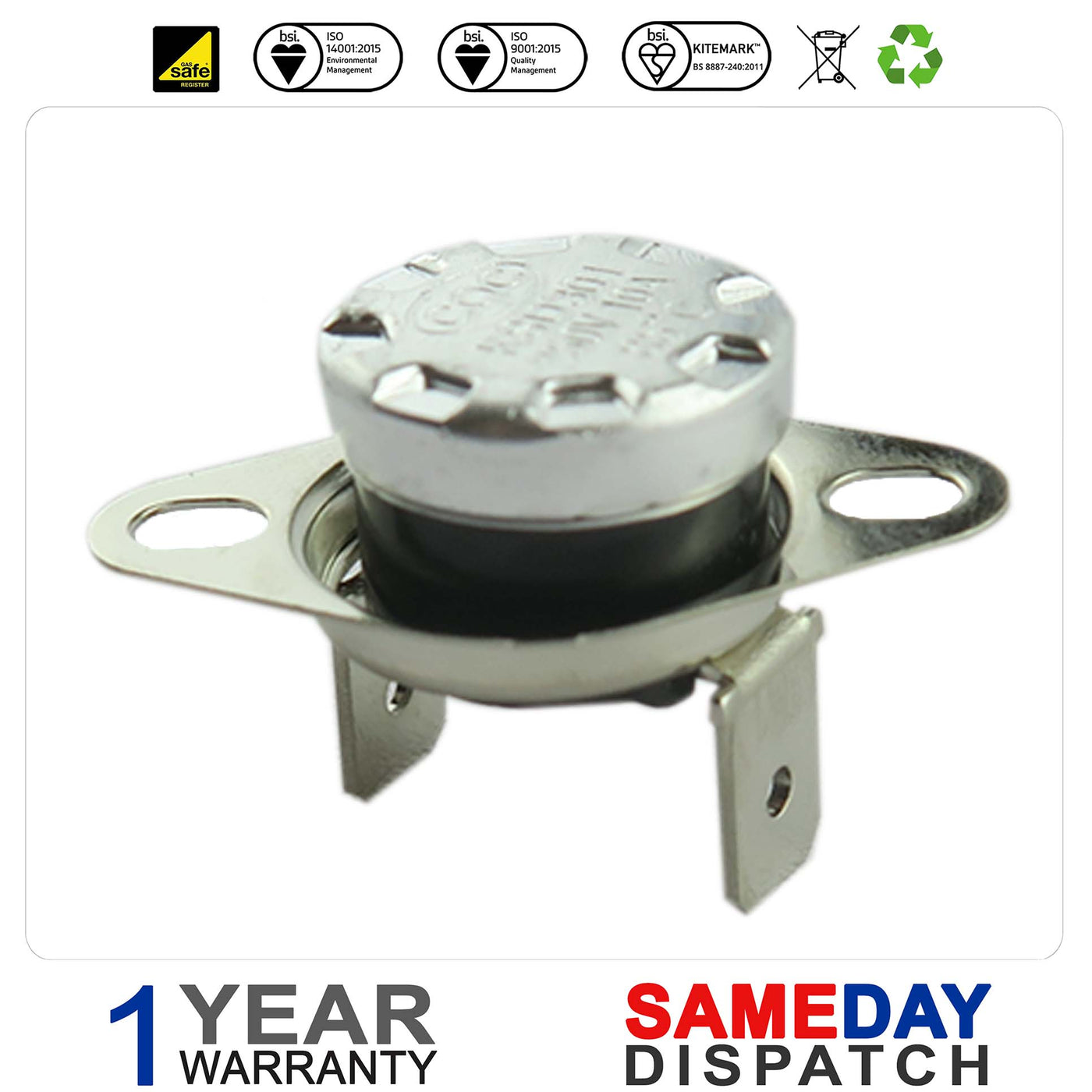 Vokera Compact / Linea / Mynute / Maxin High Limit Thermostat 2258 was 8367