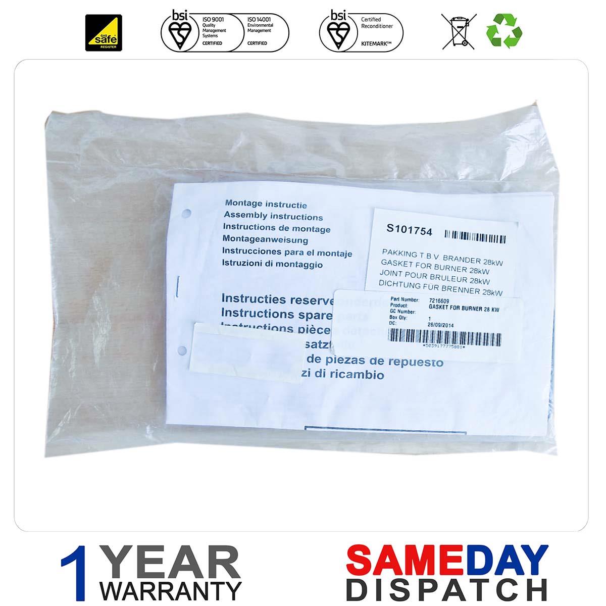 Main System Erp Gasket For Burner 7216609