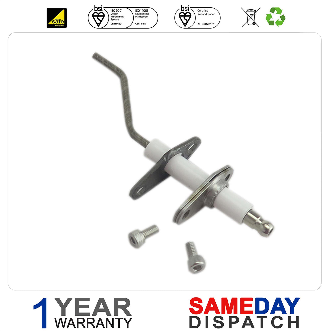 Baxi Platinum He A Ionisation Electrode Kit 720222901 5114703