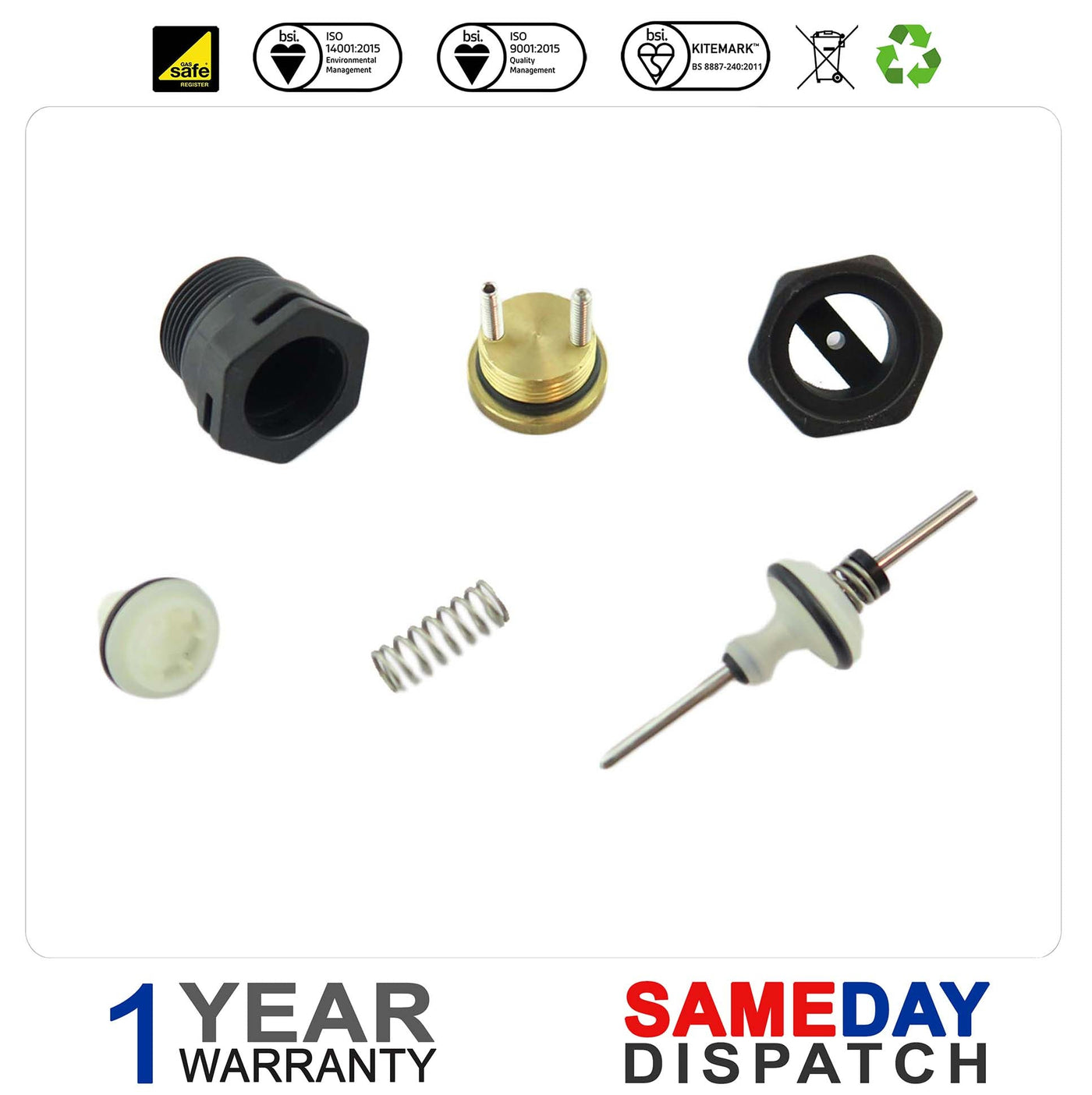 HEATLINE VIZO 24 DIVERTER VALVE REPAIR KIT FOR 3003200017