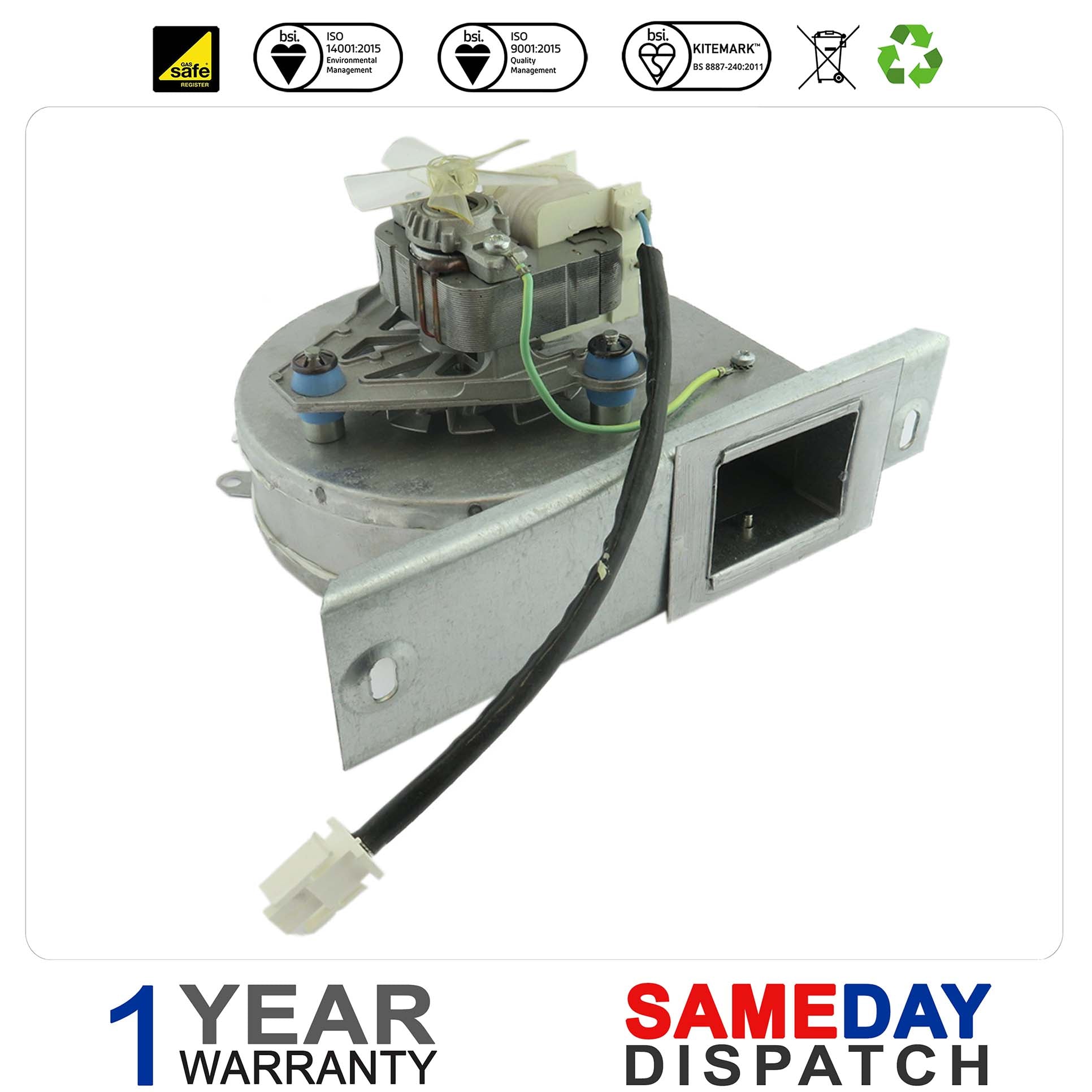 BAXI SOLO WM 30/4PF 40/4PF 50/4PF BOILER FAN 227040